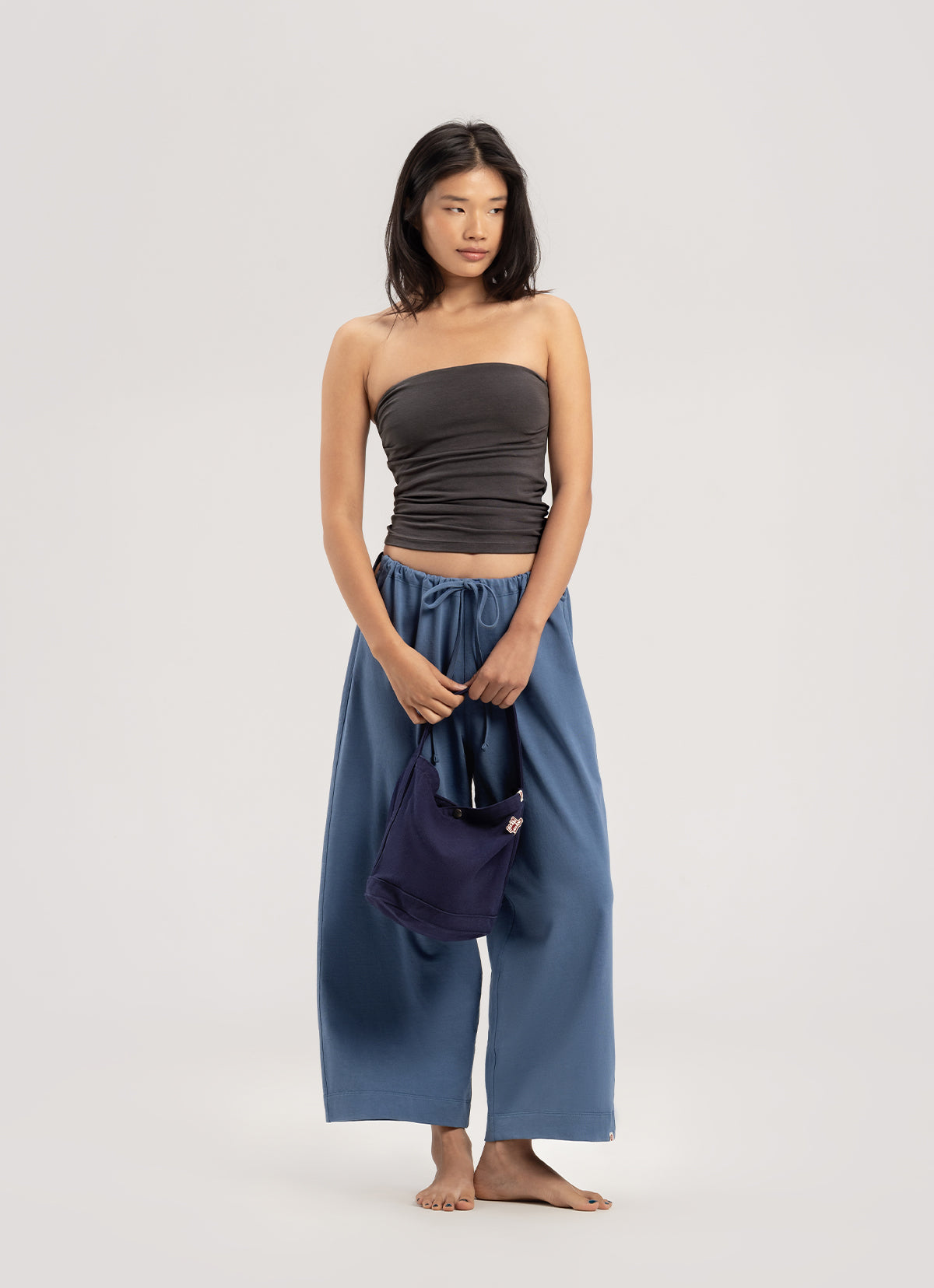 Pleats tube top_Pavement