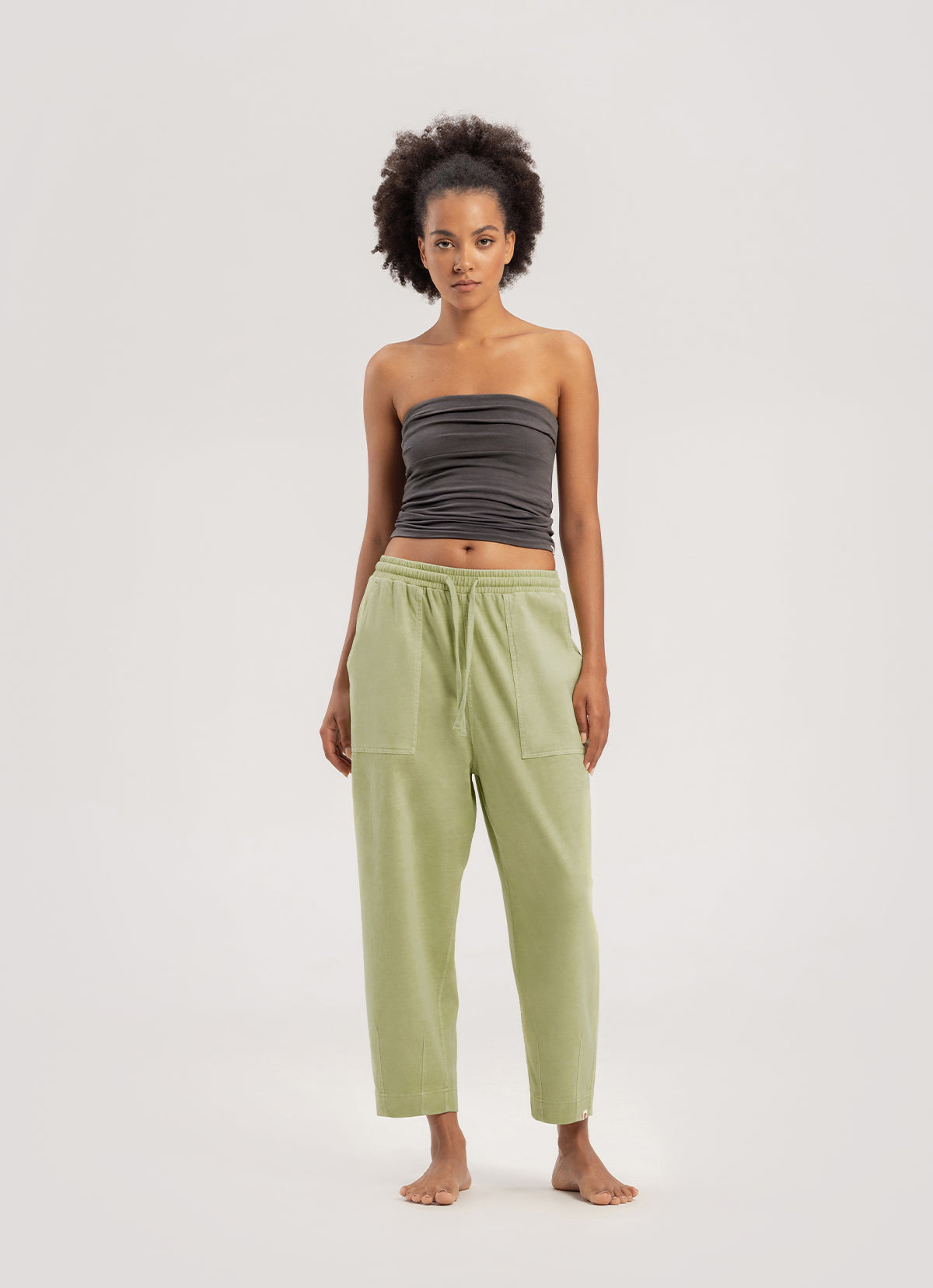 Pleats tube top_Pavement