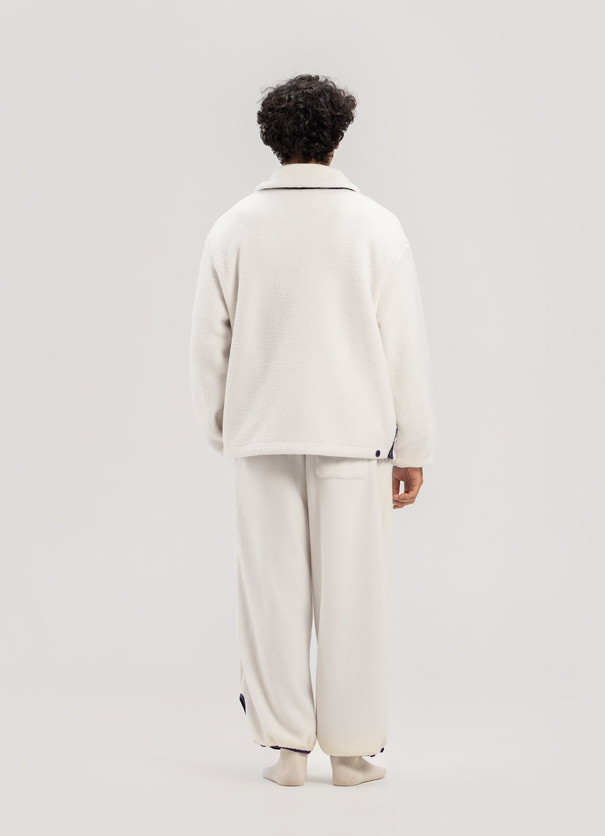 Bulky fleece jacket (Unisex)_Turtledove