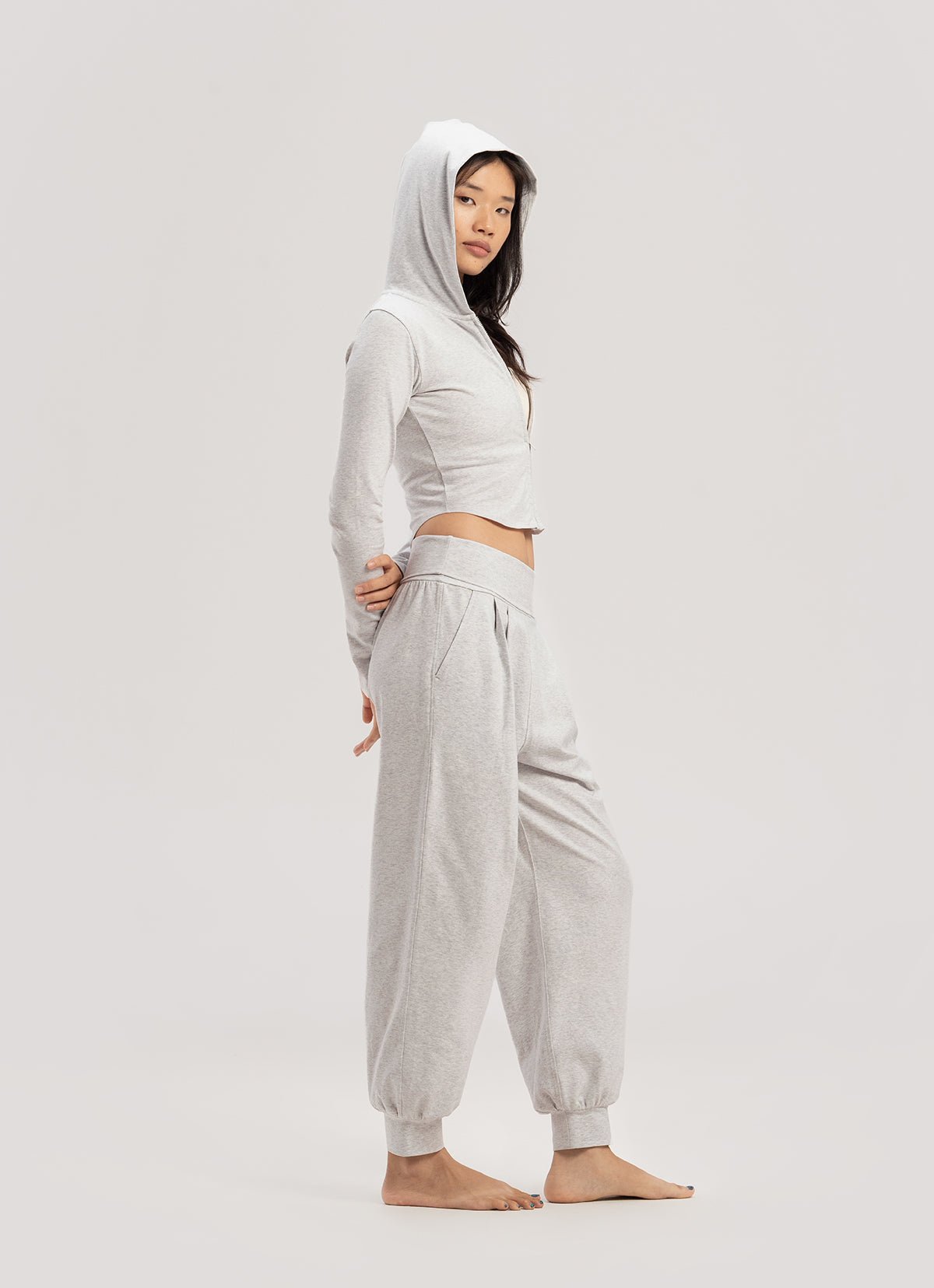 Fortune pants_Melange Grey