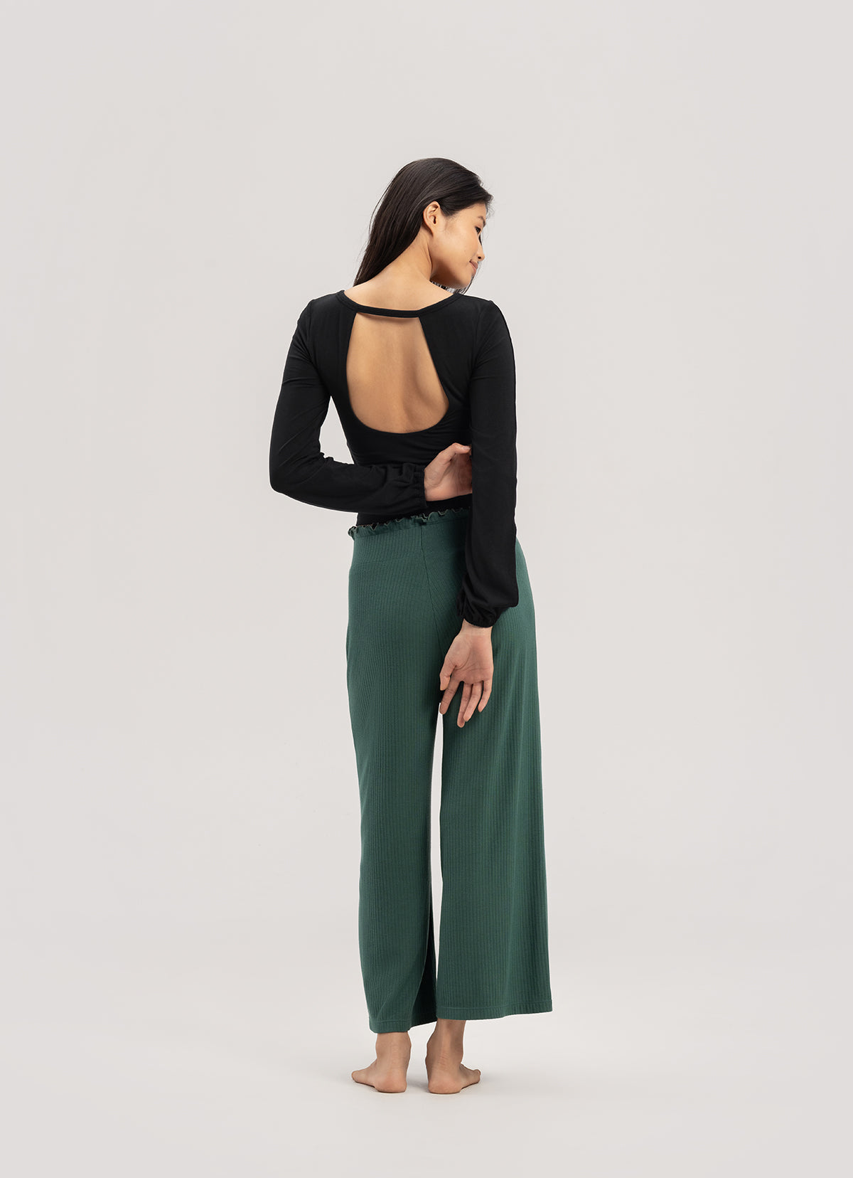 Puff long sleeve_Black