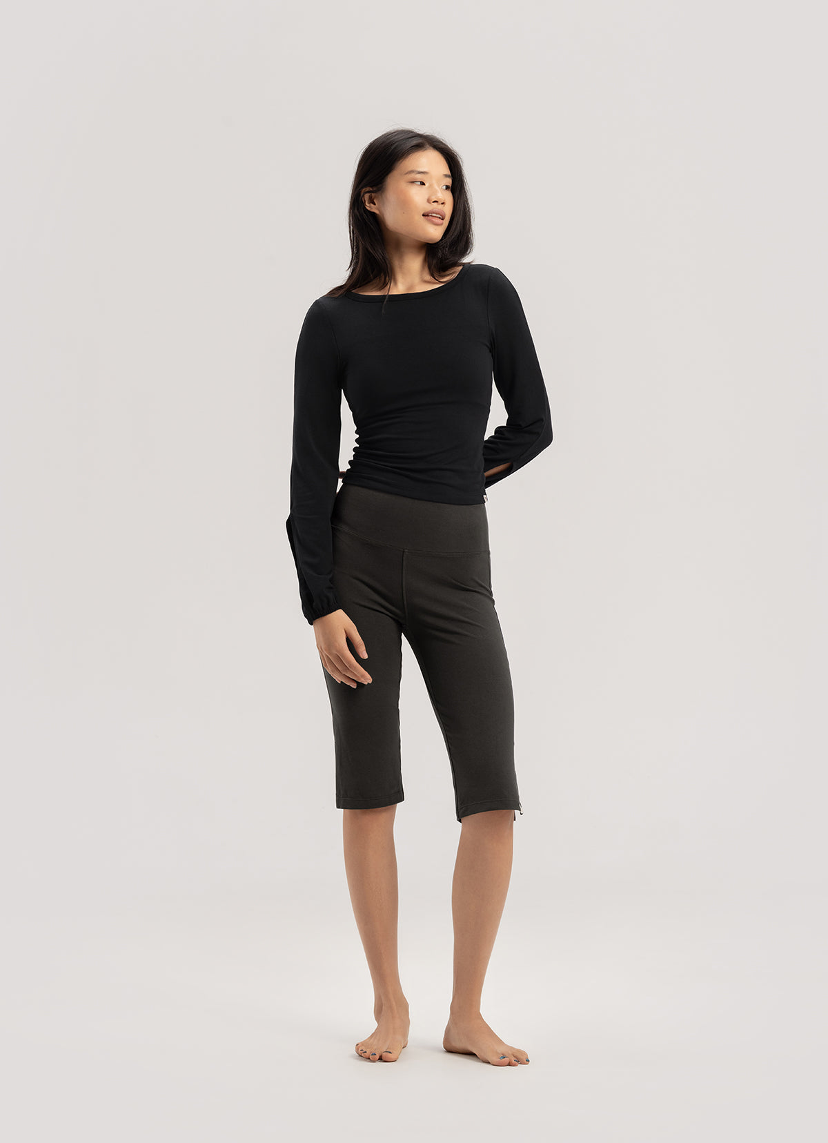 Puff long sleeve_Black