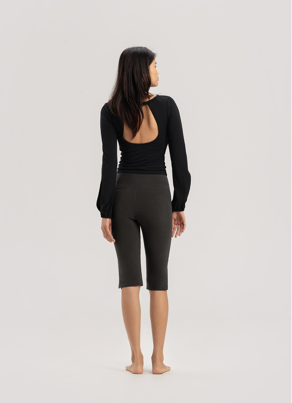 Puff long sleeve_Black