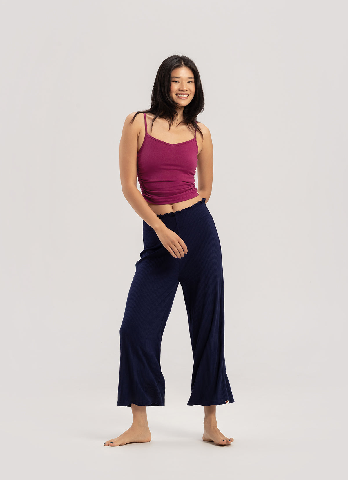 Ripple tank top_Boysenberry