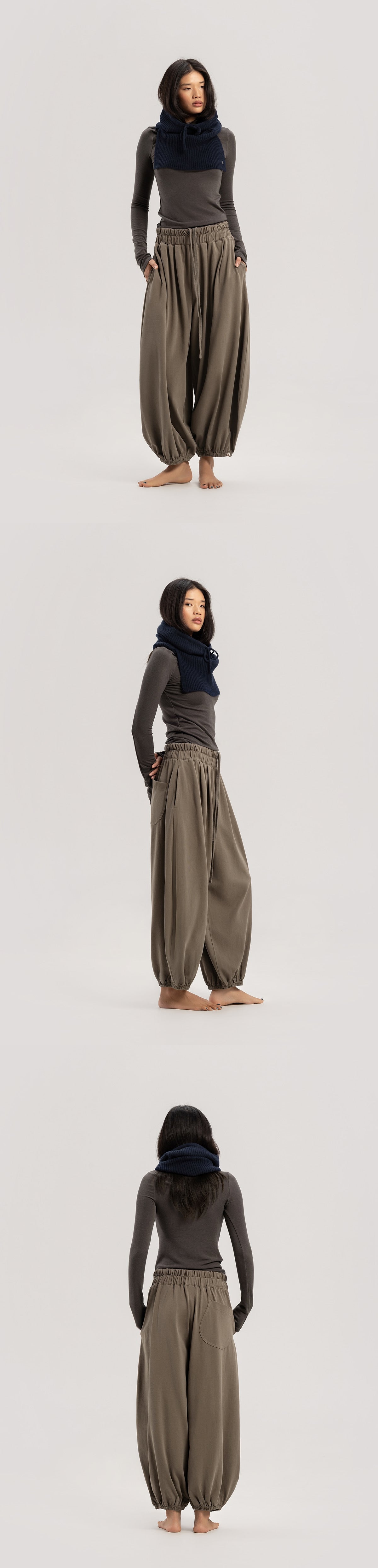 Soft turtleneck long sleeve_Pavement