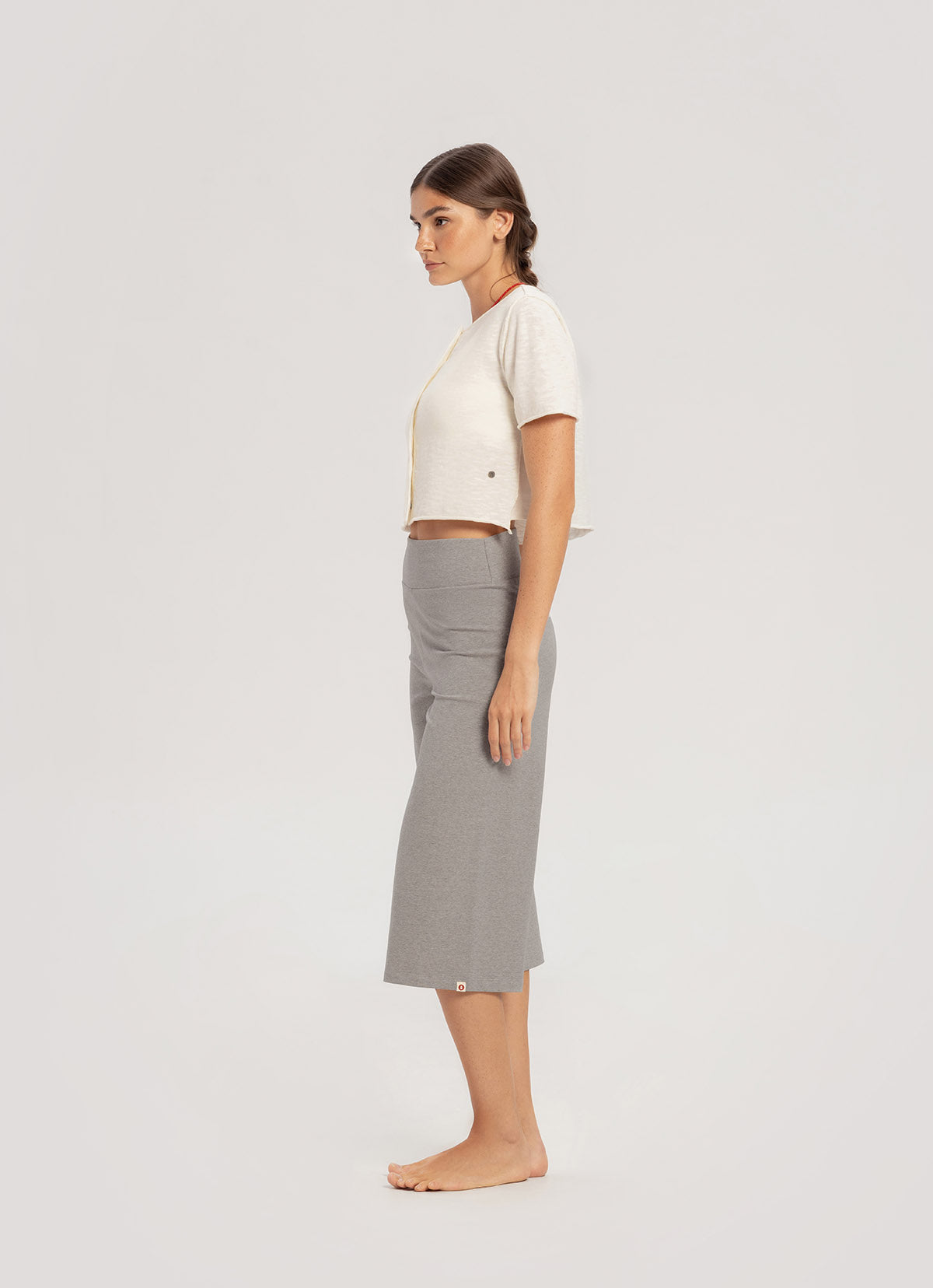 Lilit pants_Dark Melange Grey