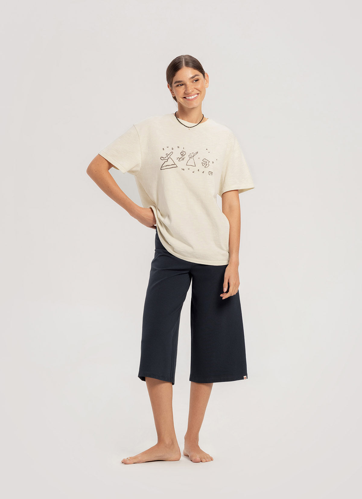 Kasih loose fit T (Unisex)_Bone White