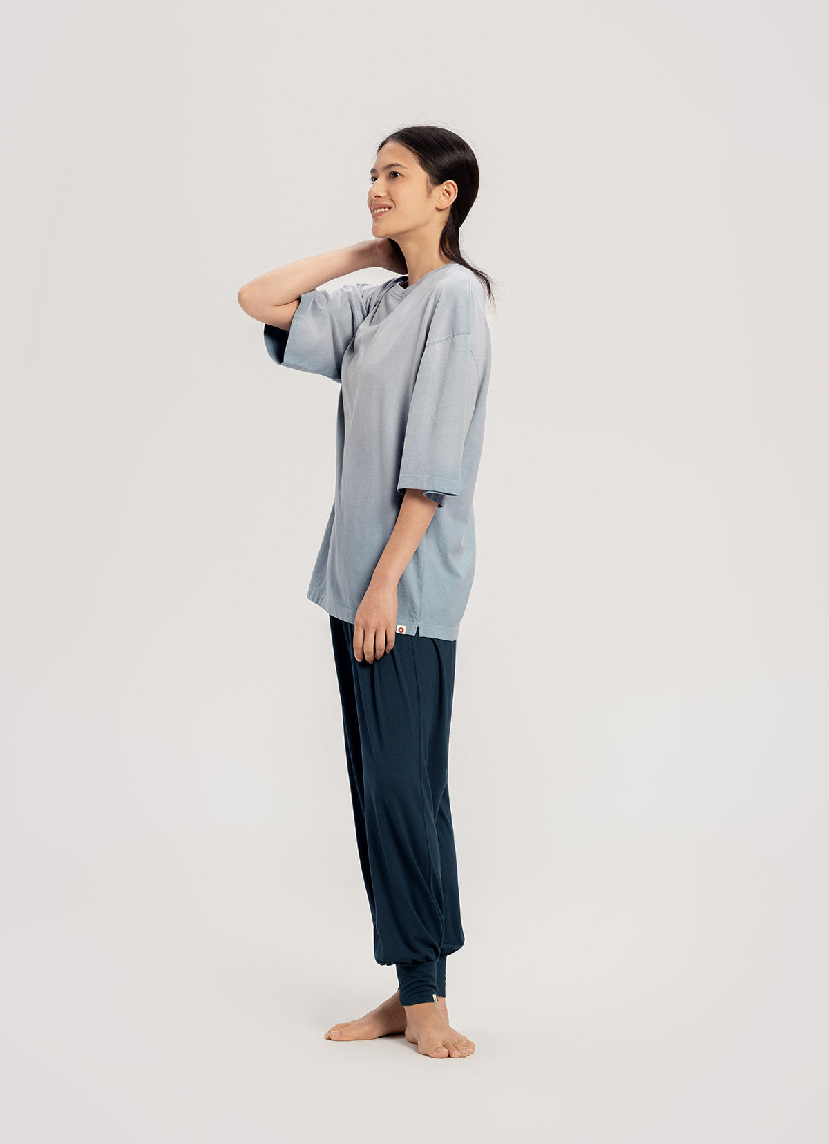 Knotted jumpsuit_Blueberry