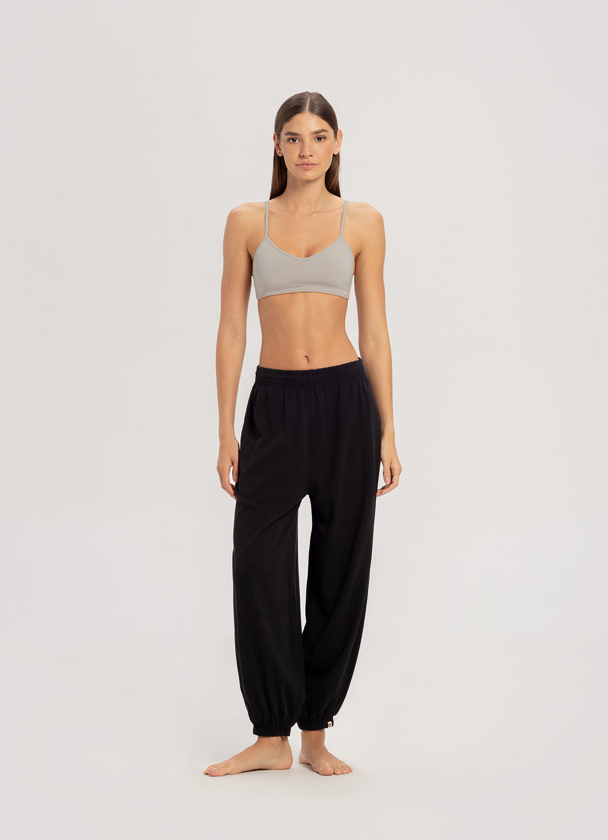Chevron bra top_Silver Cloud