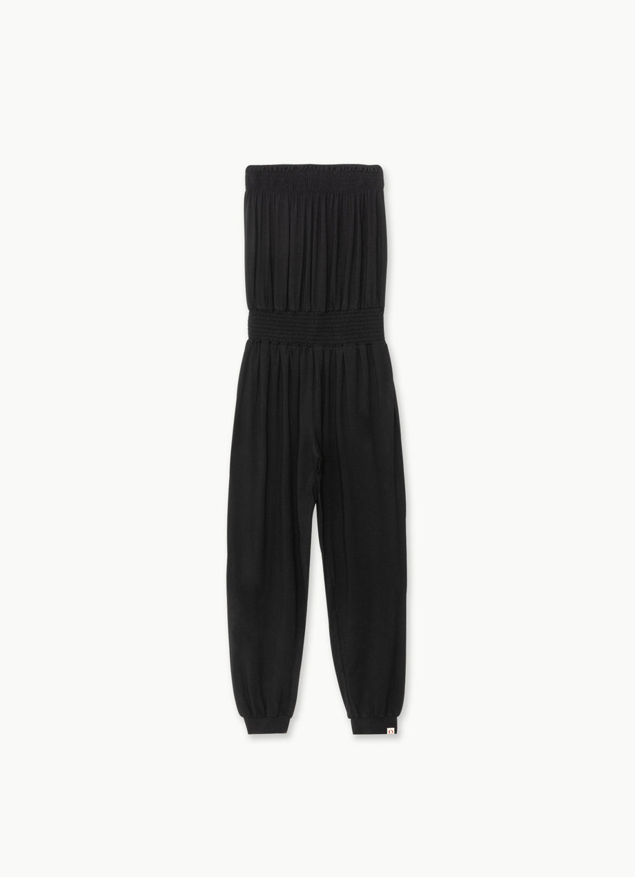 Wrinkle tube jumpsuit