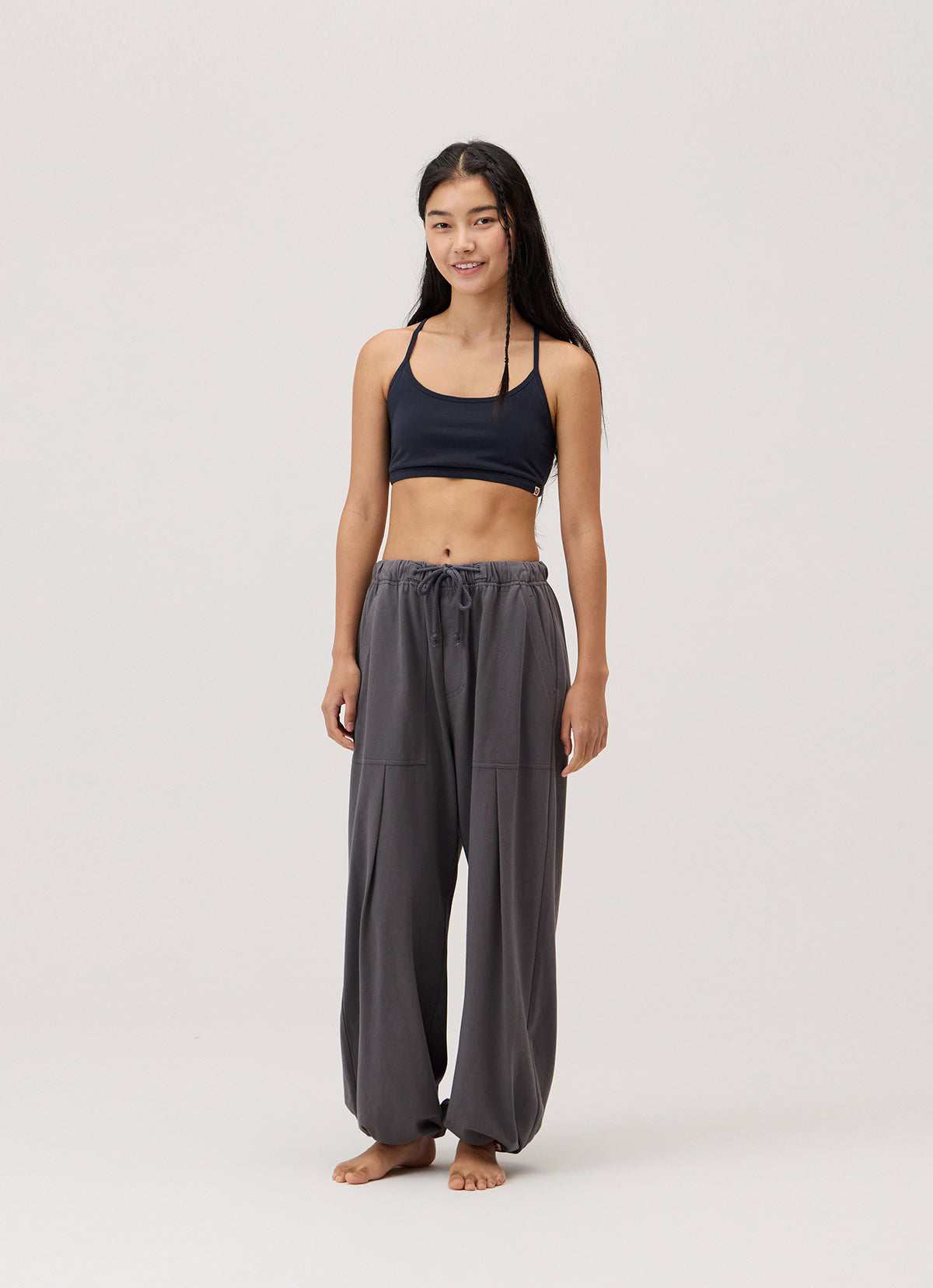 Baka string pants (Unisex)_Plum Kitten