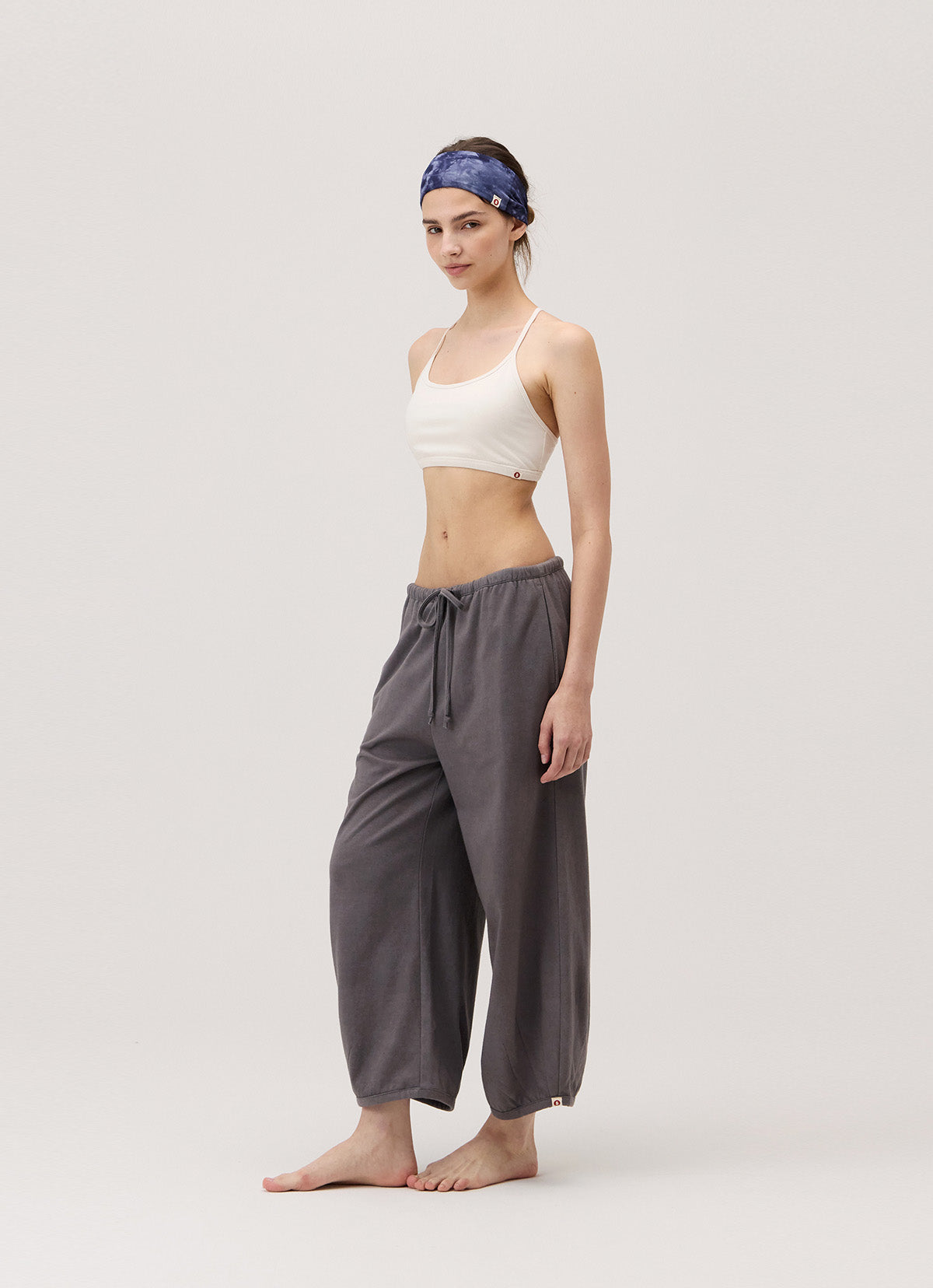 Pleats crop pants_Plum Kitten