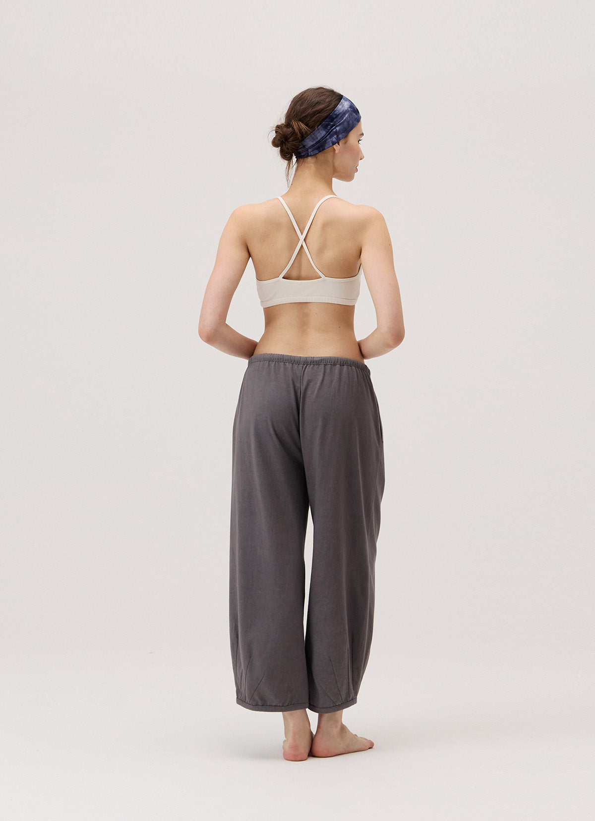 Pleats crop pants_Plum Kitten