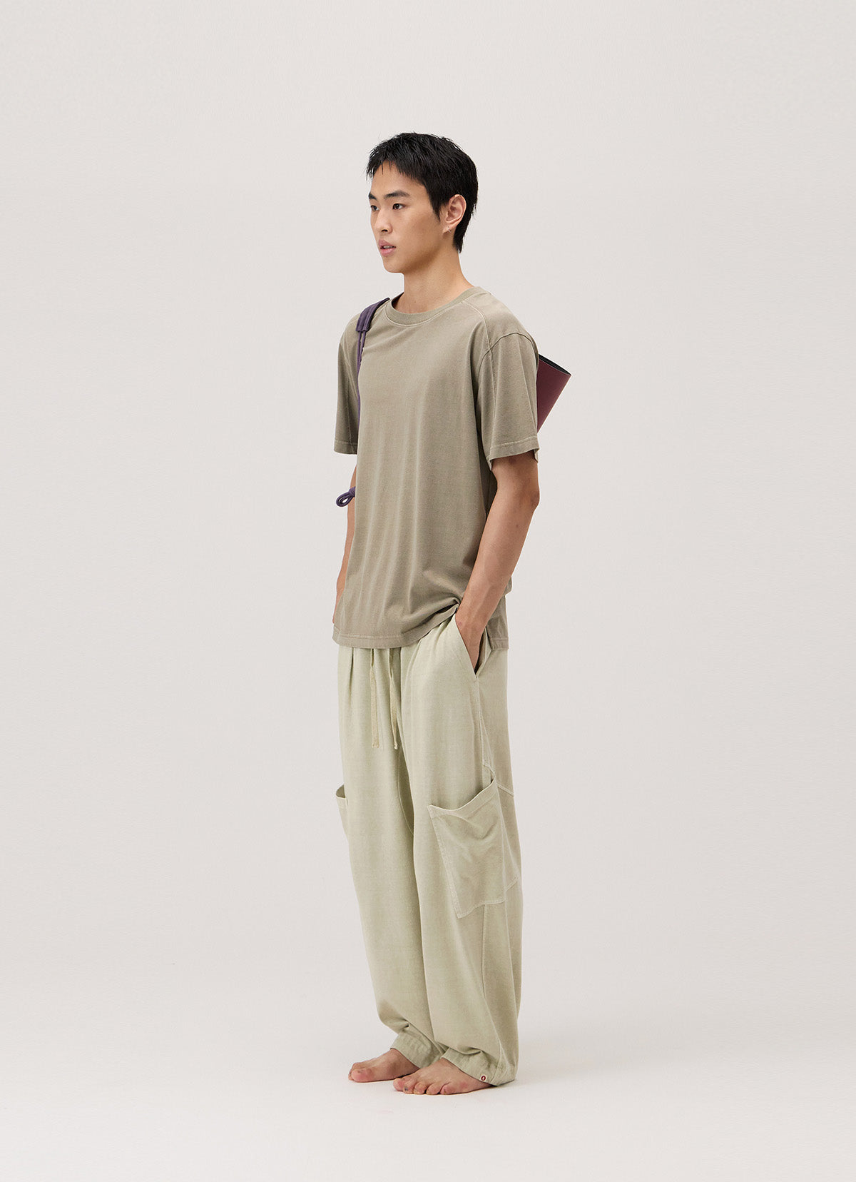 Keras short sleeve_dyed (For Men)_Timber Wolf