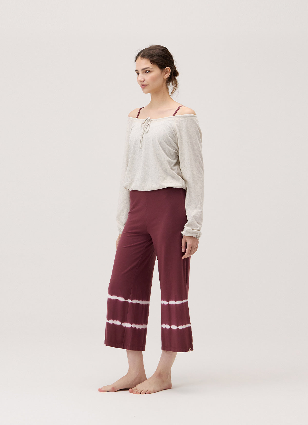 String long sleeve_Oatmeal Melange