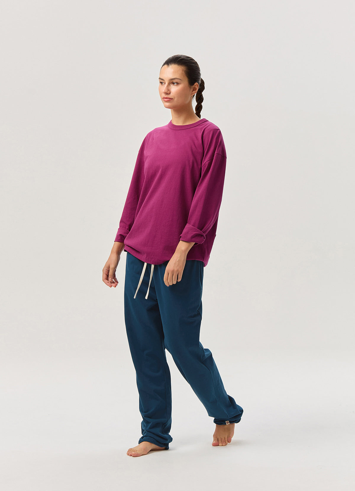 Small pocket long sleeve (Unisex)_Raspberry Radiance