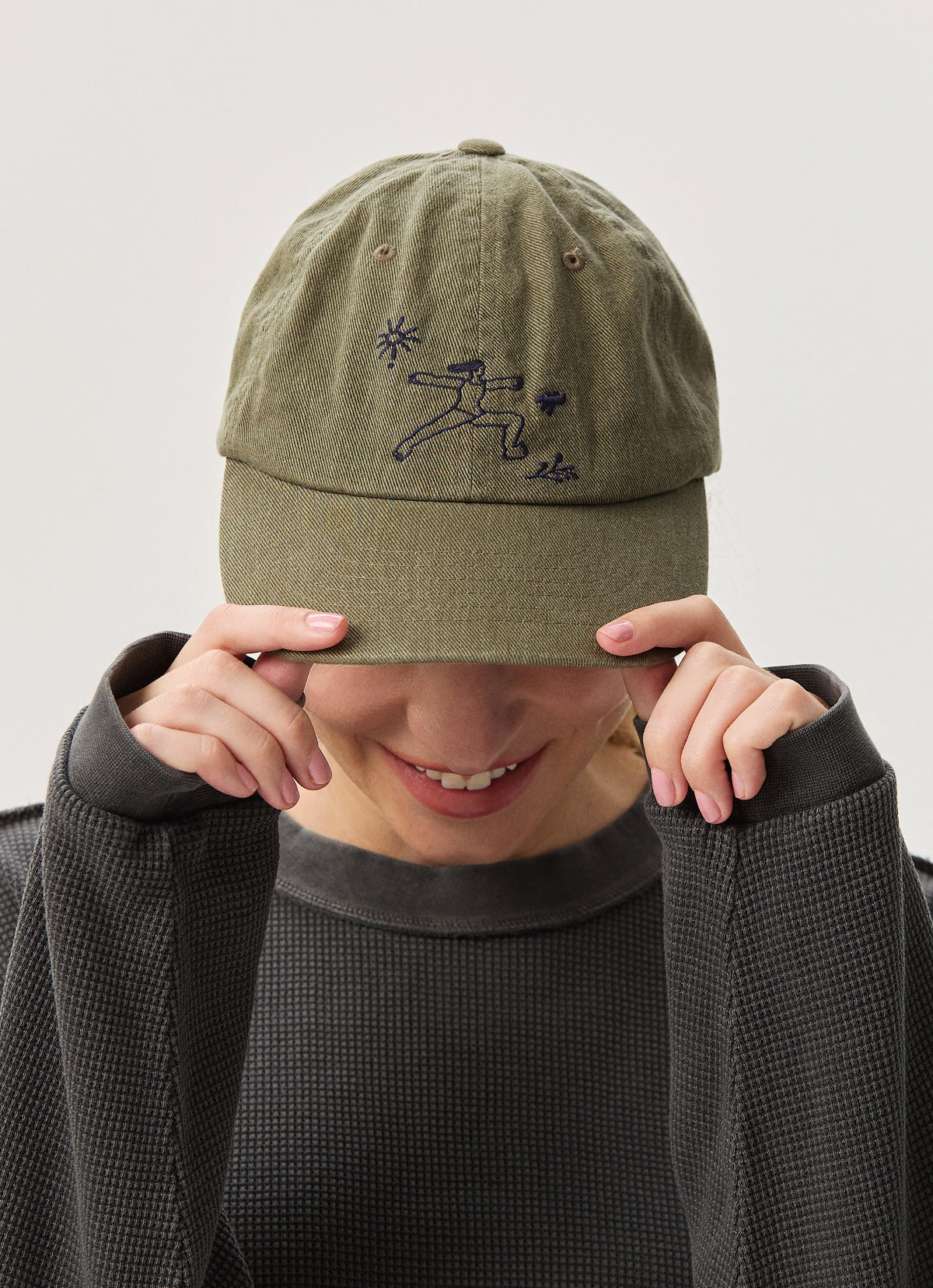 Jalan graphic cap (Unisex)_Khaki