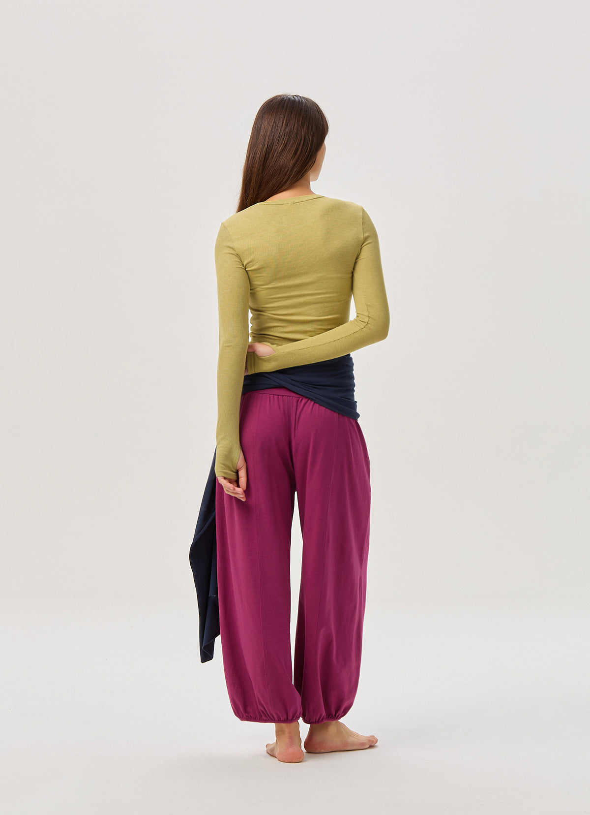 Easy long sleeve_Golden Green