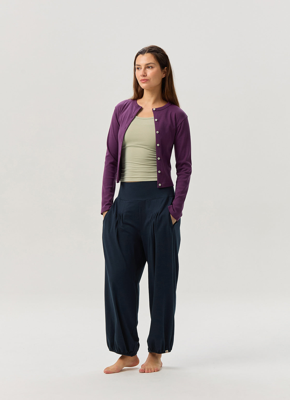 Origami pants (Unisex)_Carbon