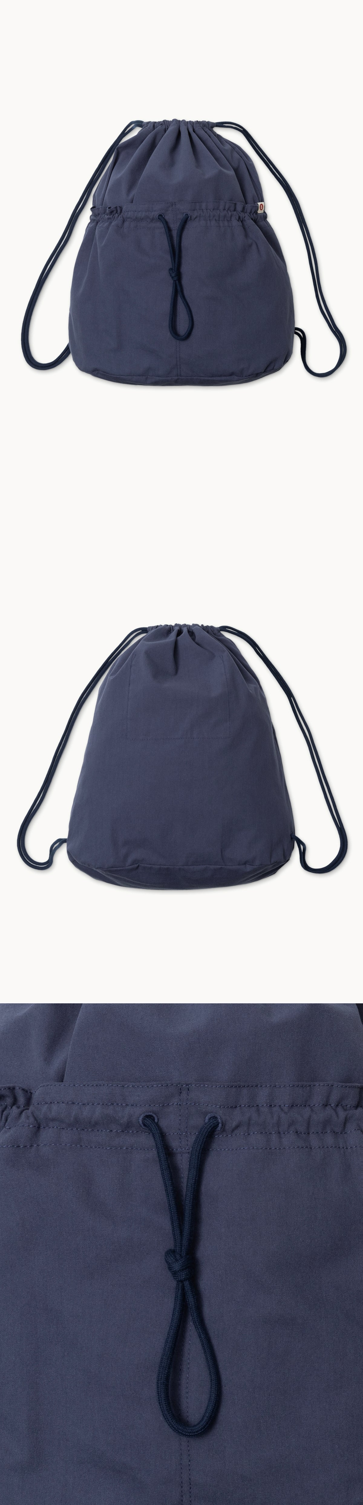 BM drawstring backpack_Navy