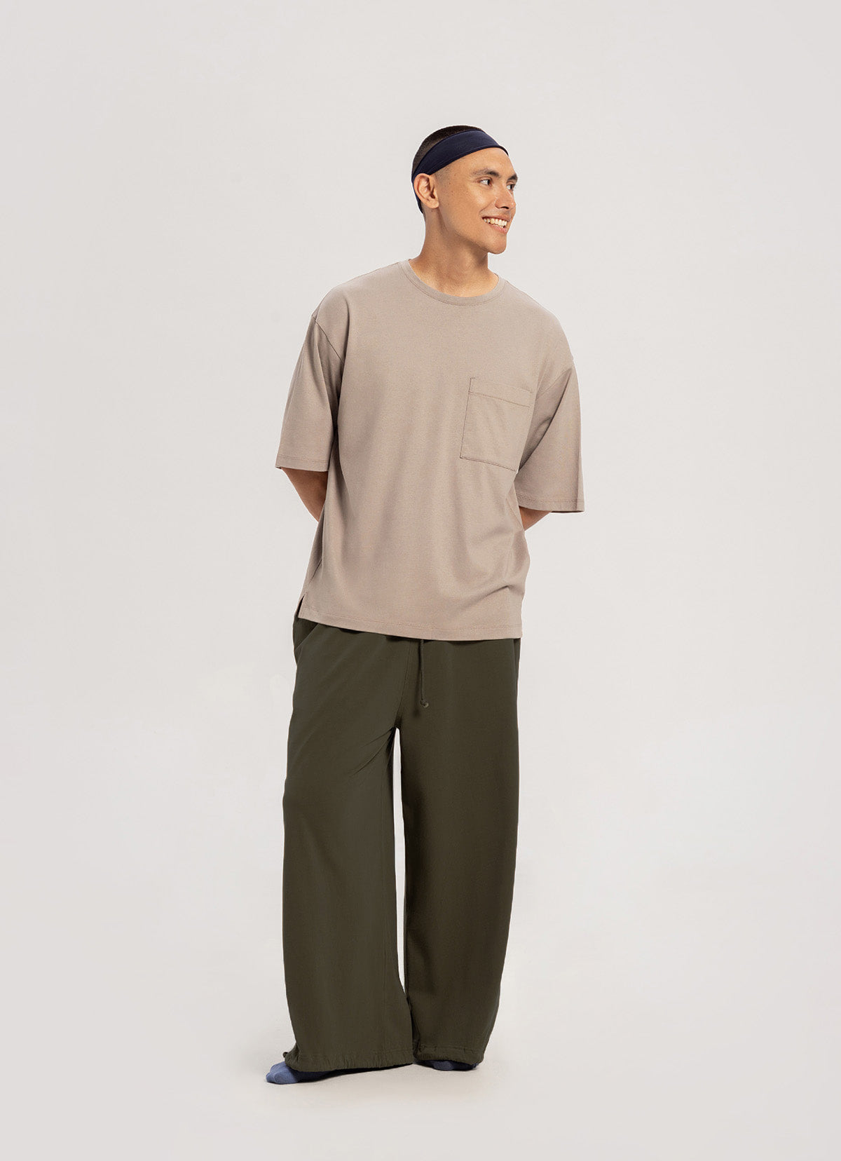 Horizon wide pants (Unisex)_Crocodile