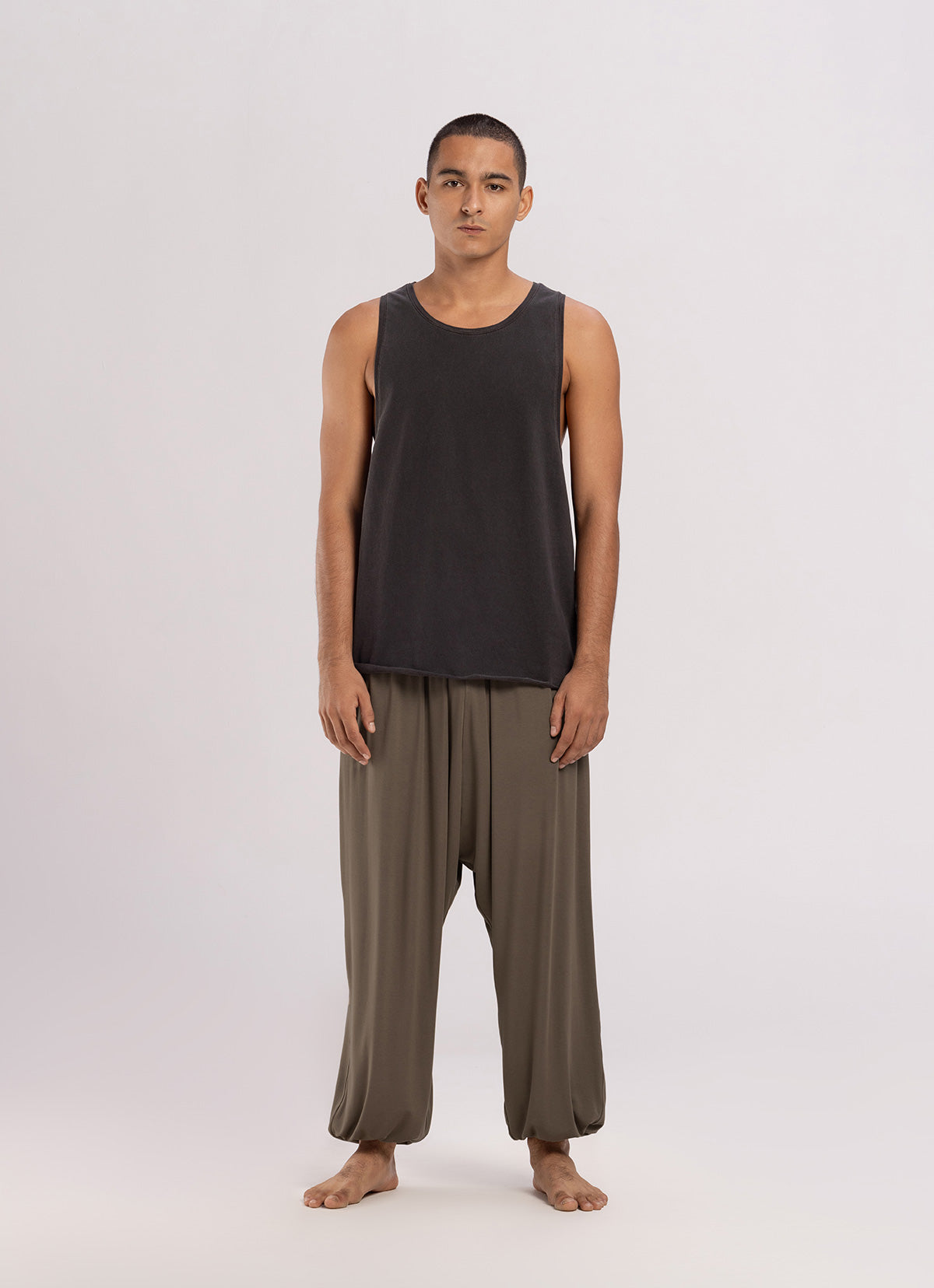 Pool pants (Unisex)_Stone Gray