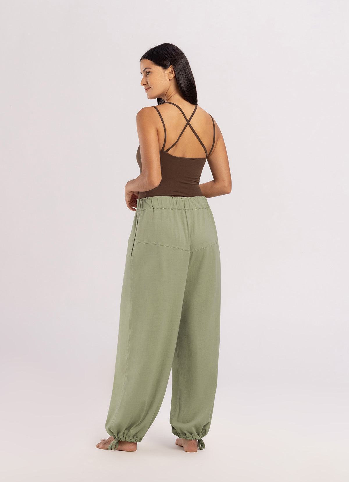 Horizon wide pants_Eucalyptus