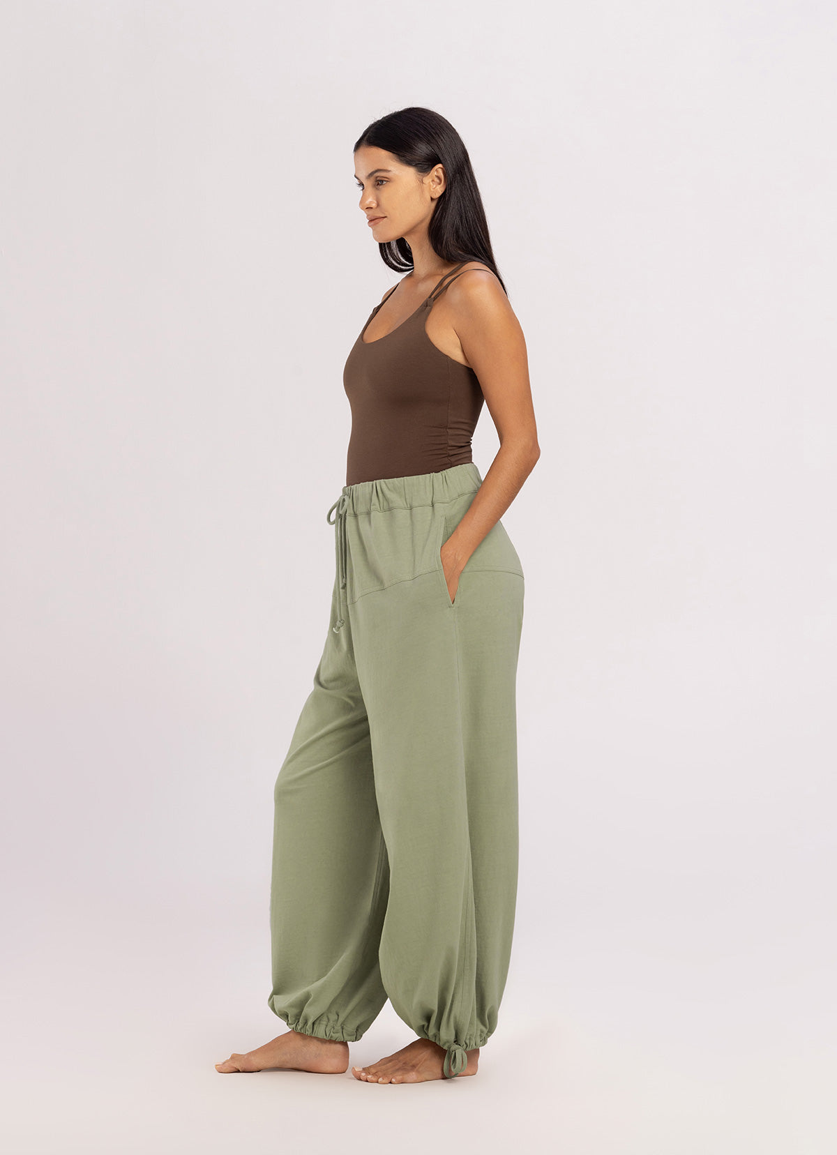 Horizon wide pants_Eucalyptus