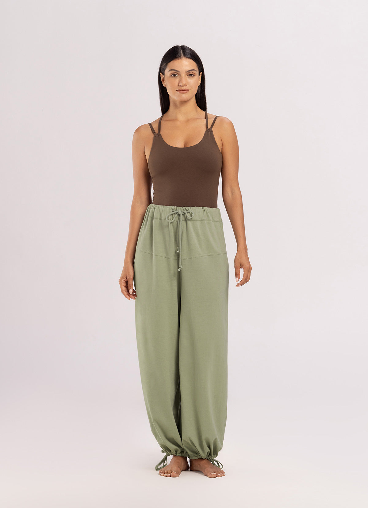 Horizon wide pants_Eucalyptus