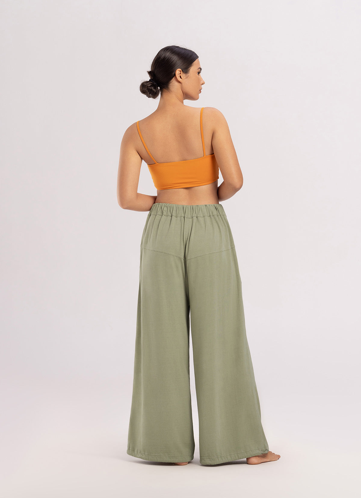 Horizon wide pants_Eucalyptus