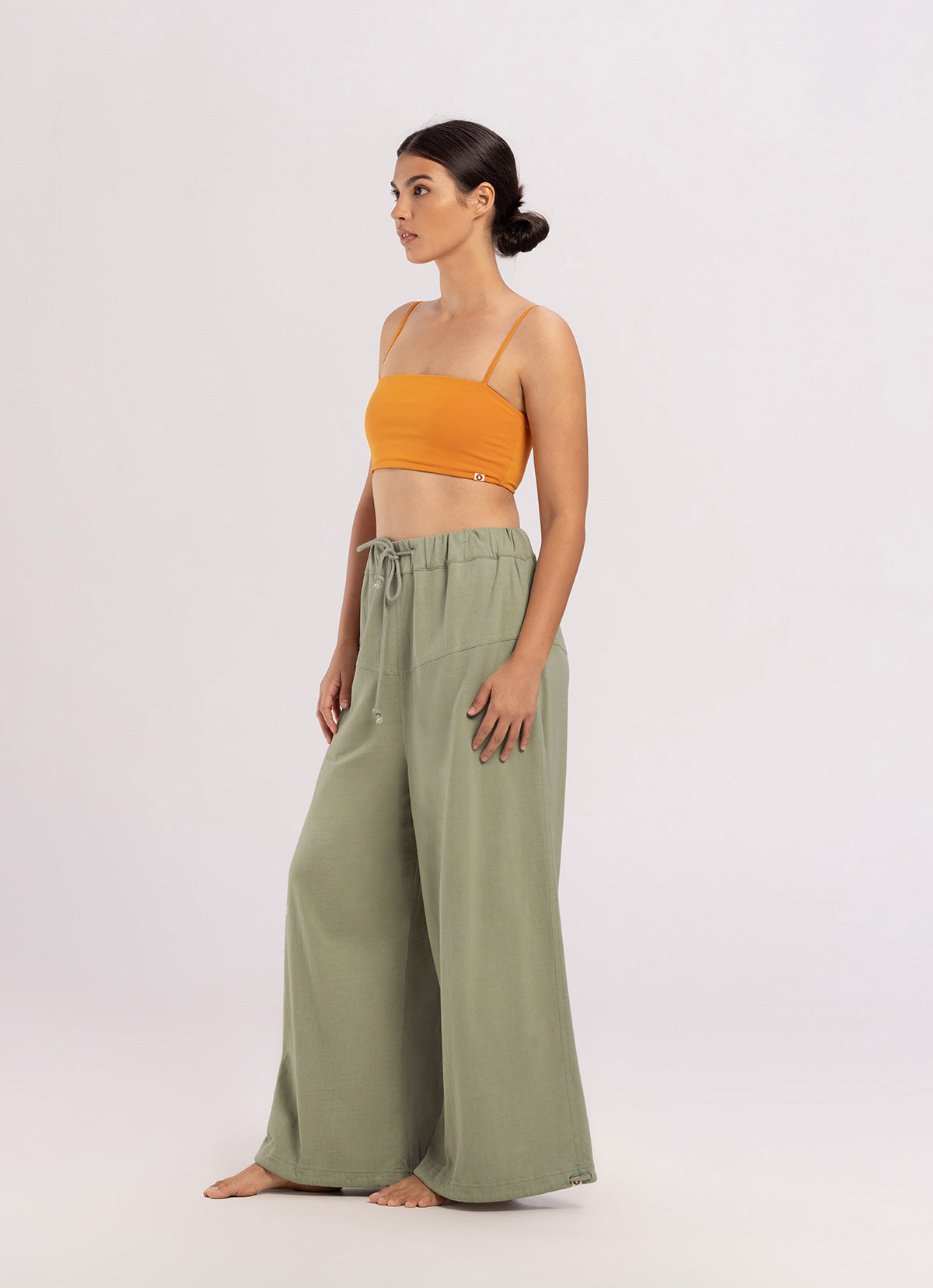 Horizon wide pants_Eucalyptus