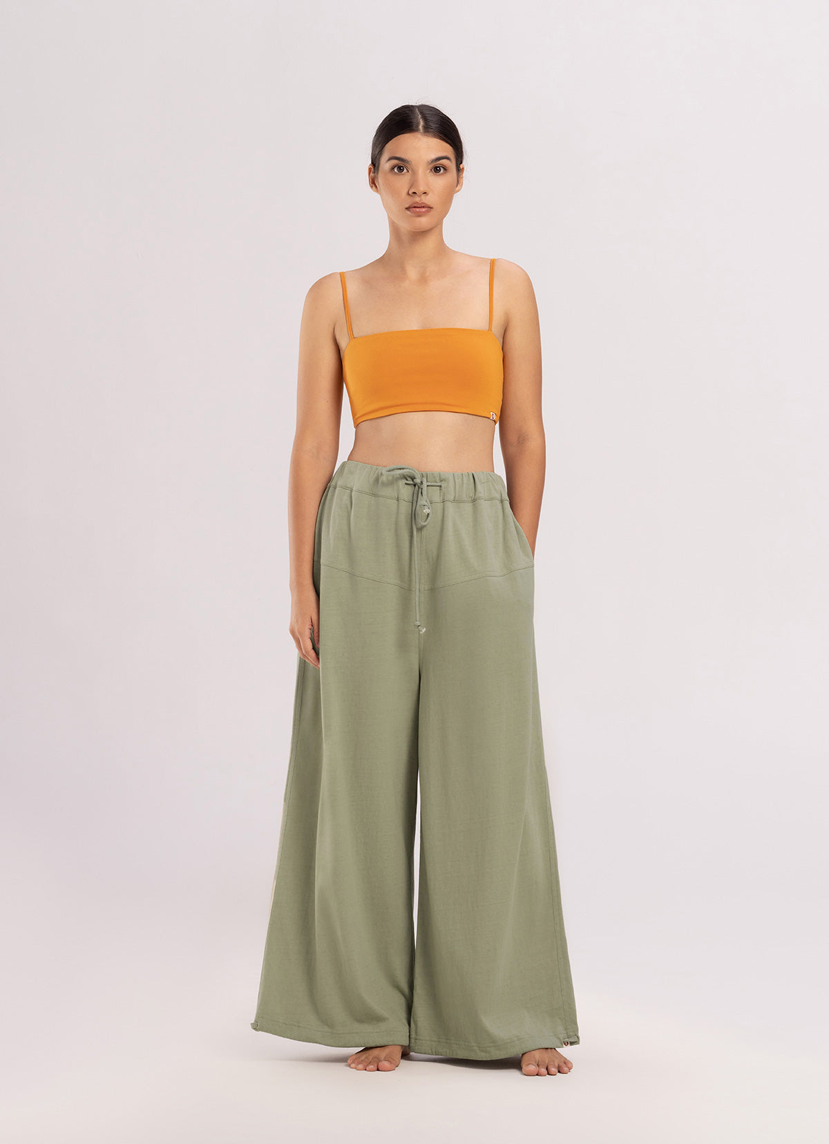 Horizon wide pants_Eucalyptus