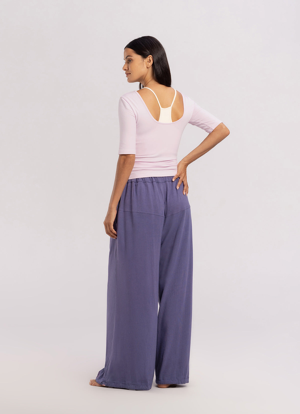 Horizon wide pants_Purple