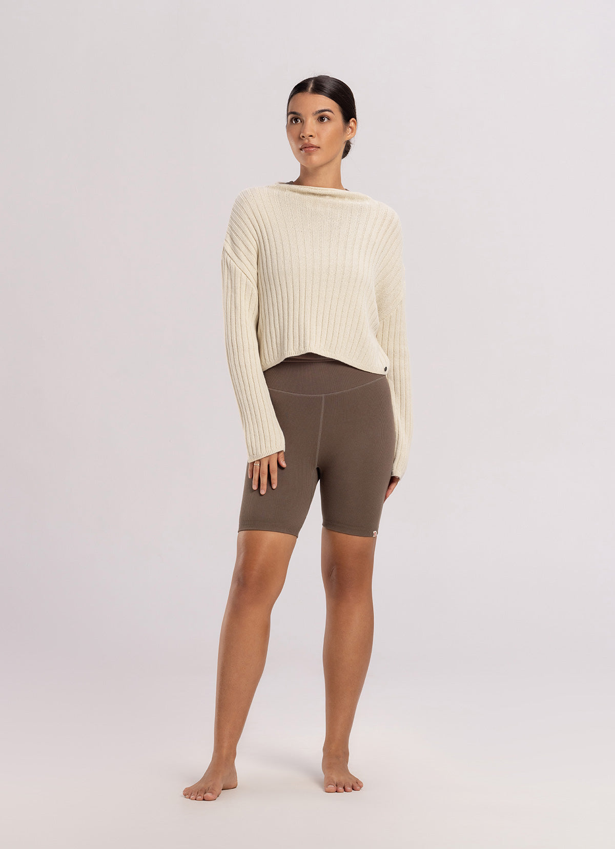 Bulky rib pullover_Summer Sand