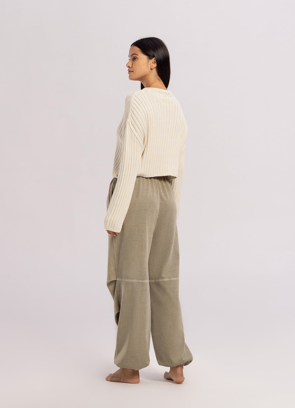 Bulky rib pullover_Summer Sand