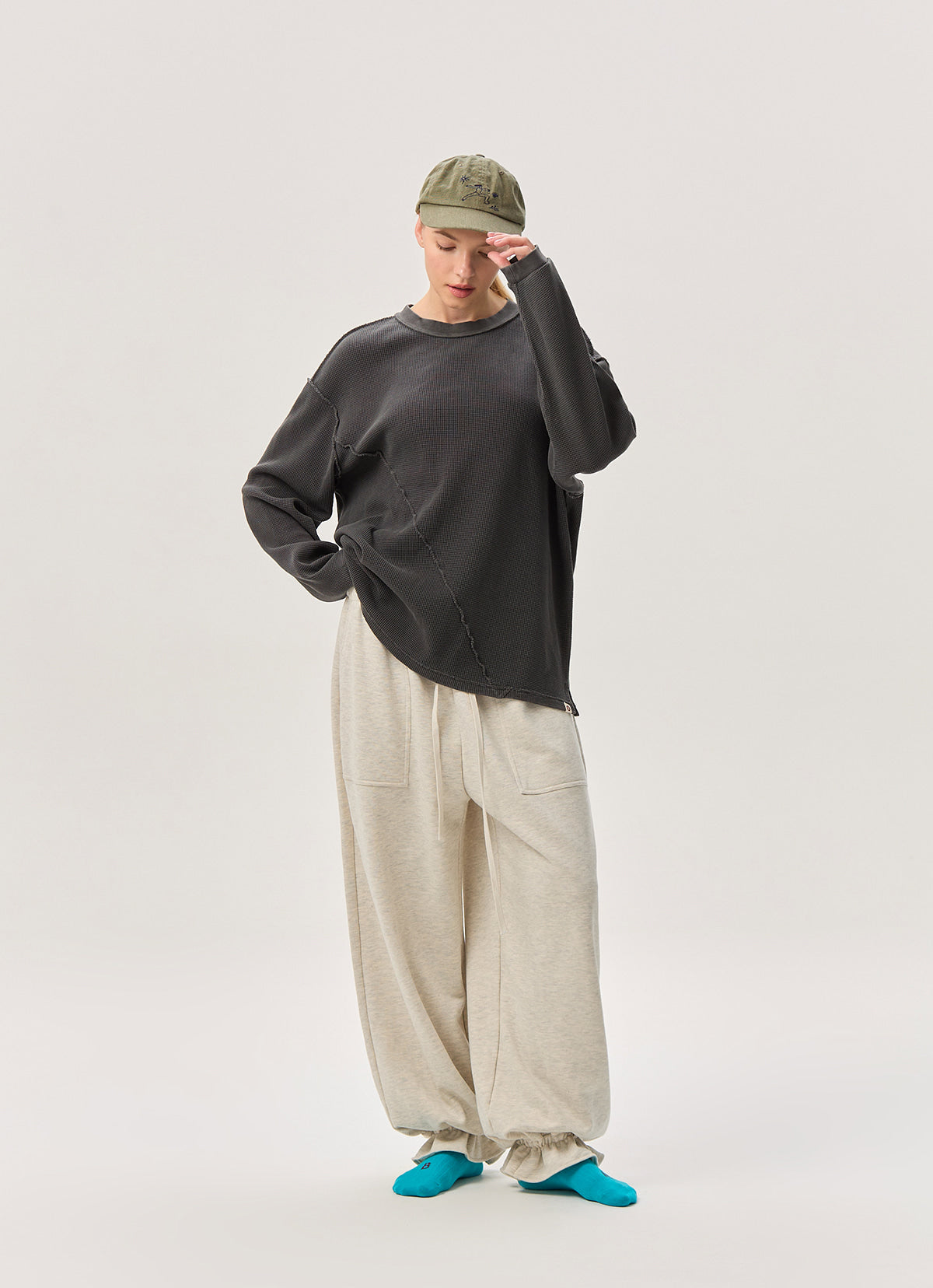 Jalan graphic cap (Unisex)_Khaki