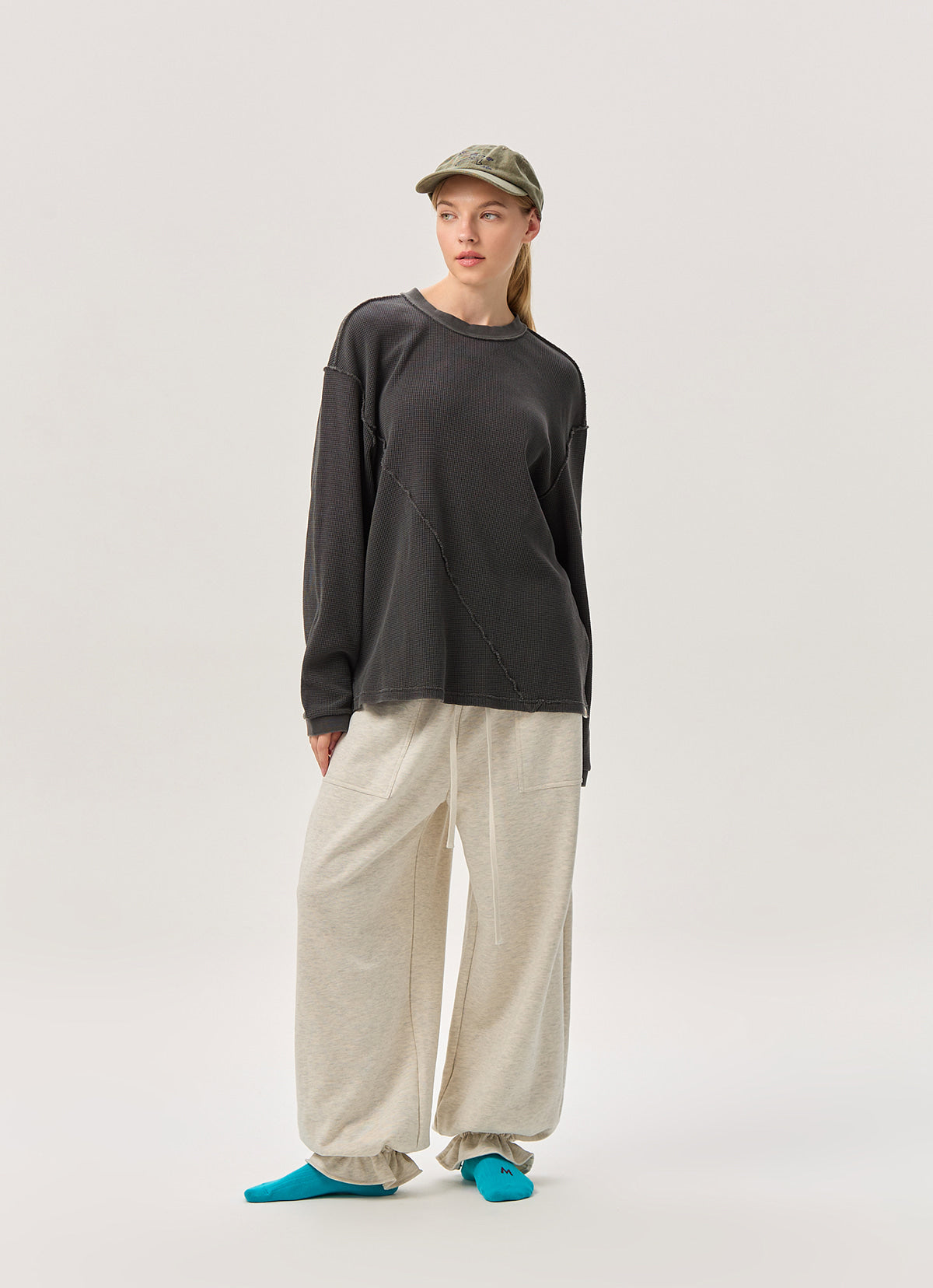 Jalan graphic cap (Unisex)_Khaki