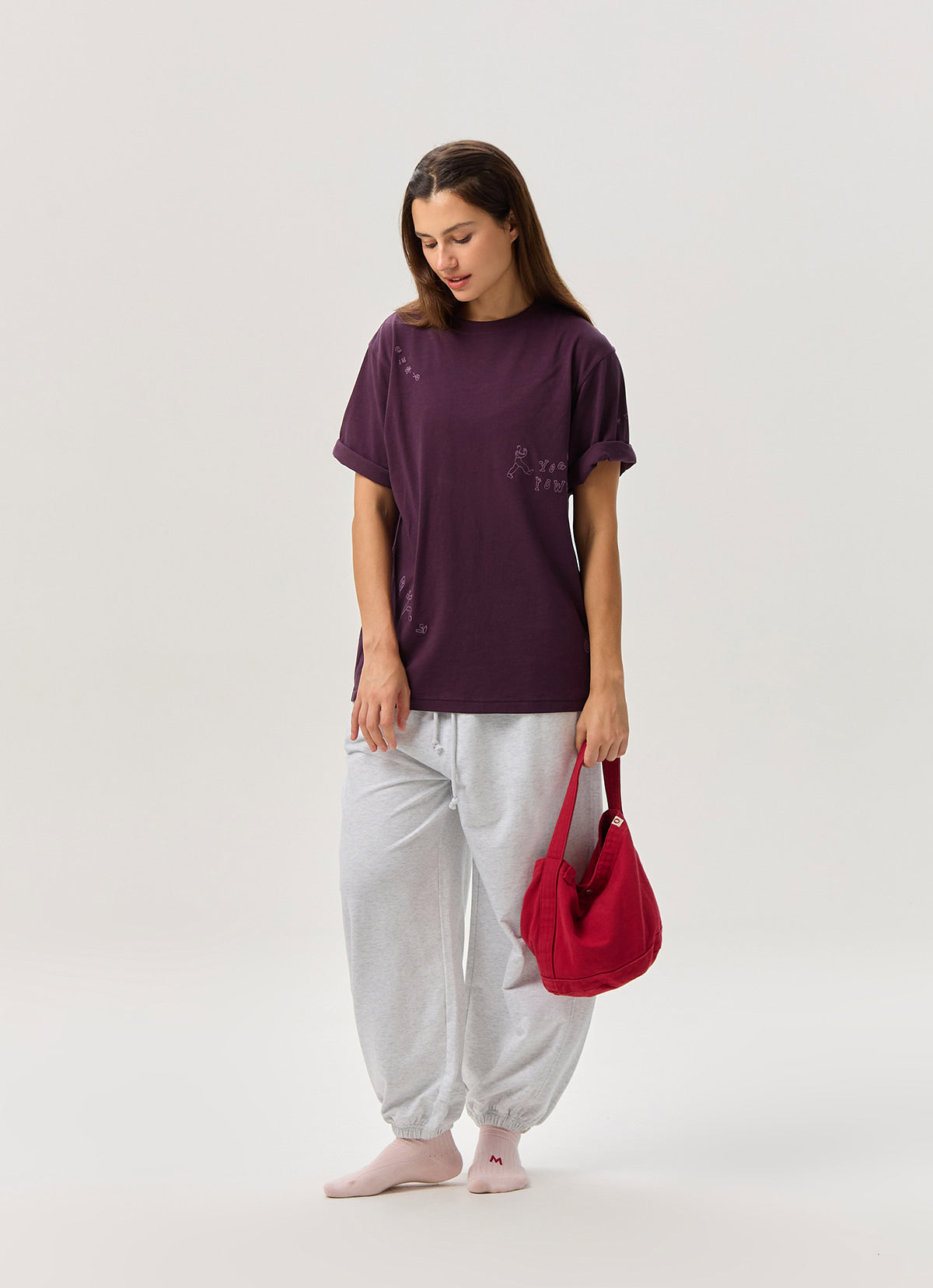 Jalan short sleeve (Unisex)_Plum Perfect