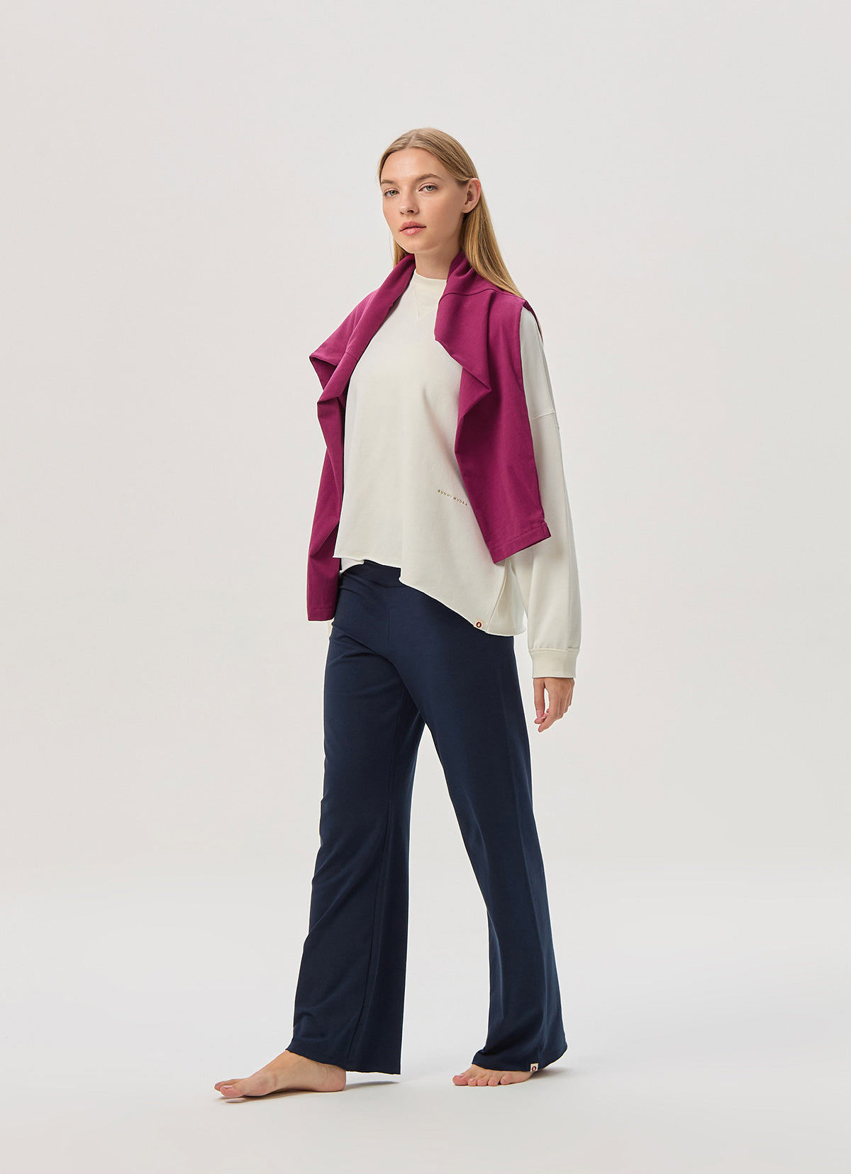 Wide straight pants_Carbon