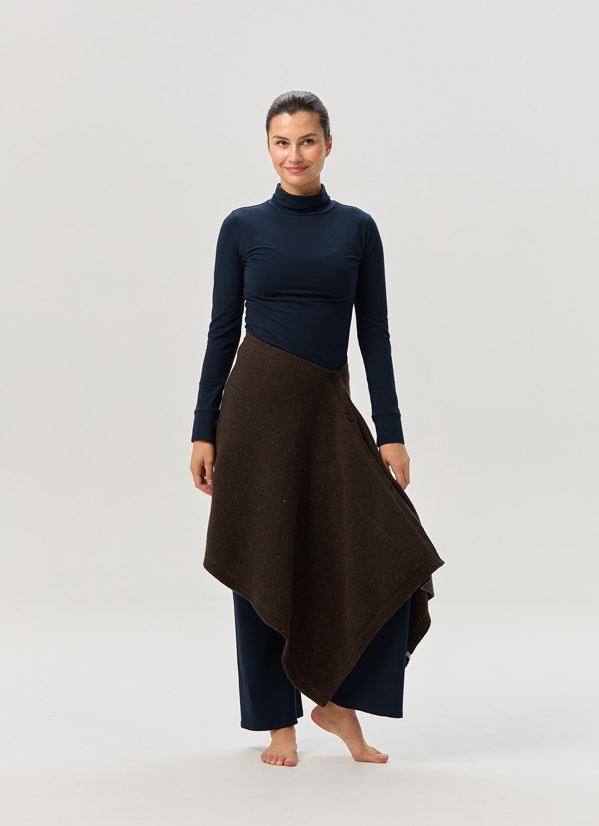 Turtle neck long sleeve_Carbon