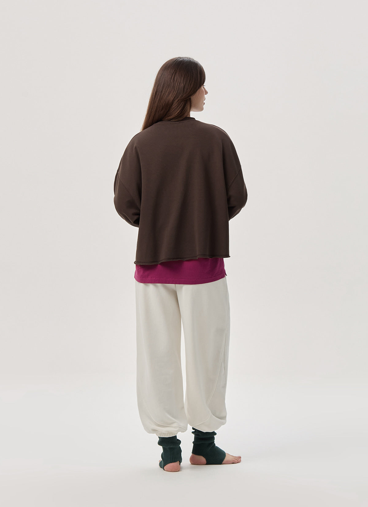 BM logo sweat top (Unisex)_Coffee Bean