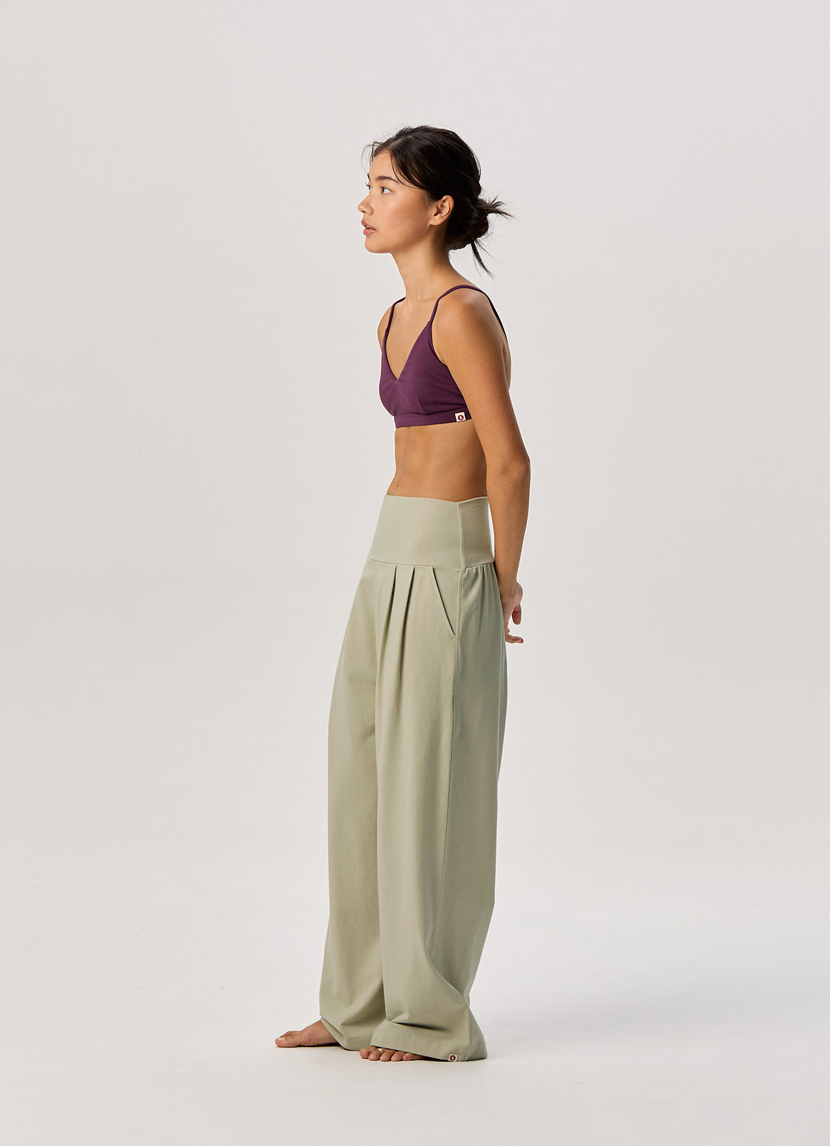 One-tone bra top_Prune Purple