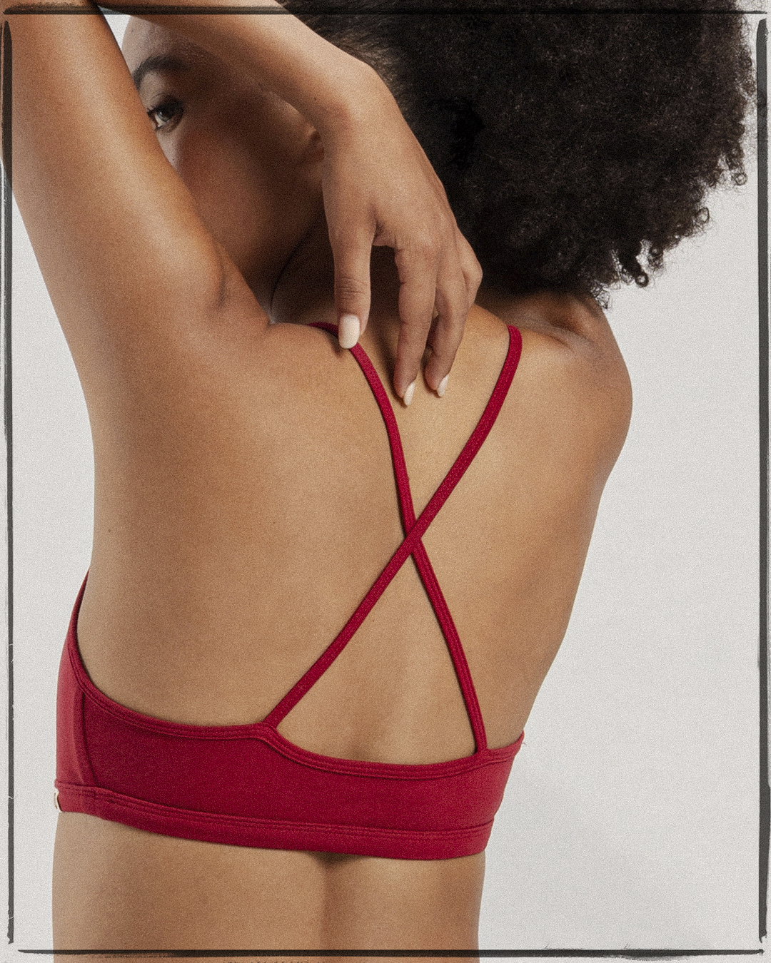 Comfort bra top_Karanda Red