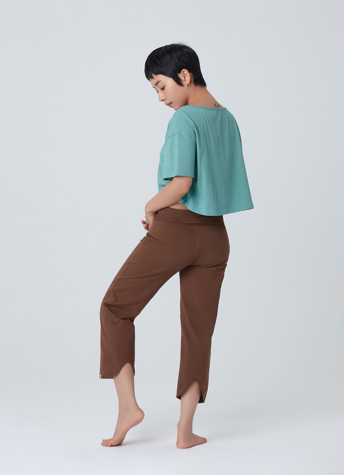 Medio short sleeve (Modal ver.)_Dusty Turquoise