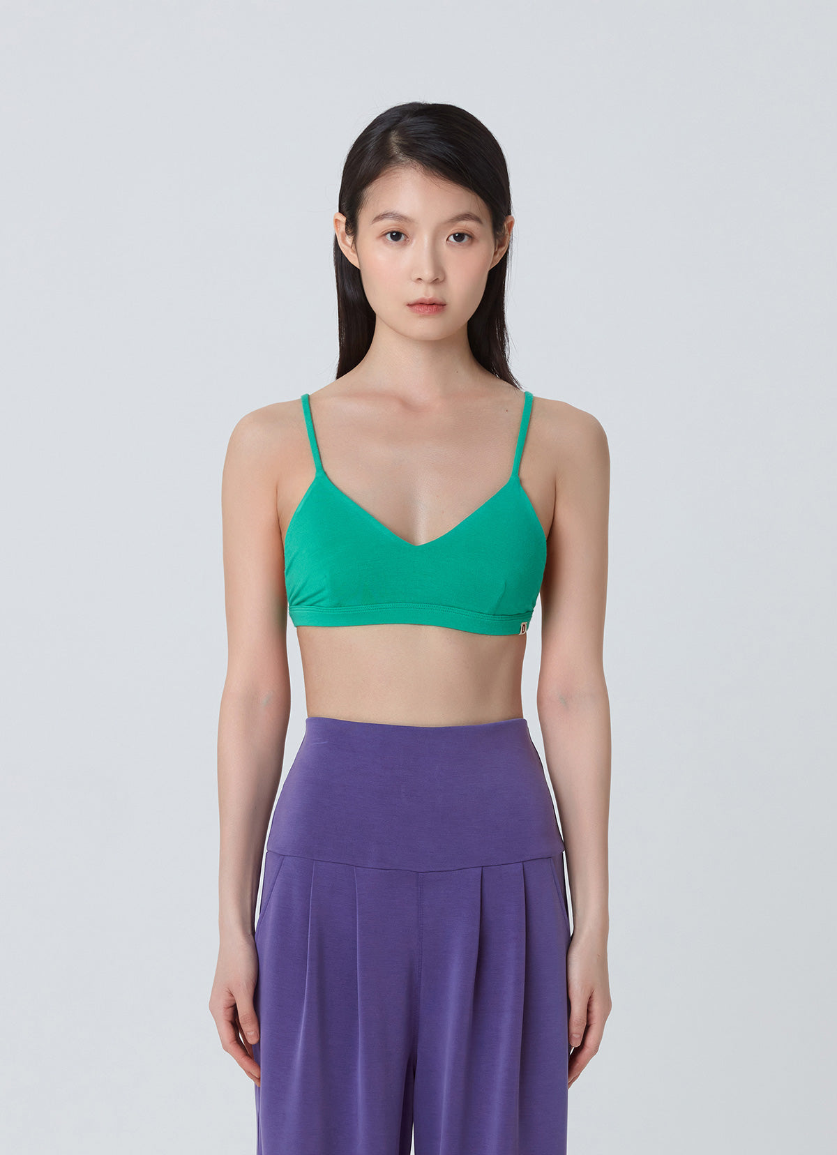 One-tone bra top_Simply Green