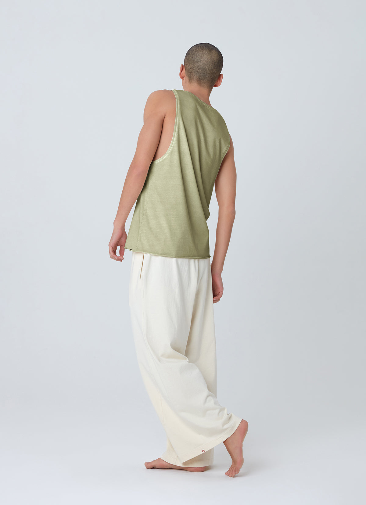 Short sleeve tank top (For Men)_Desert Sage