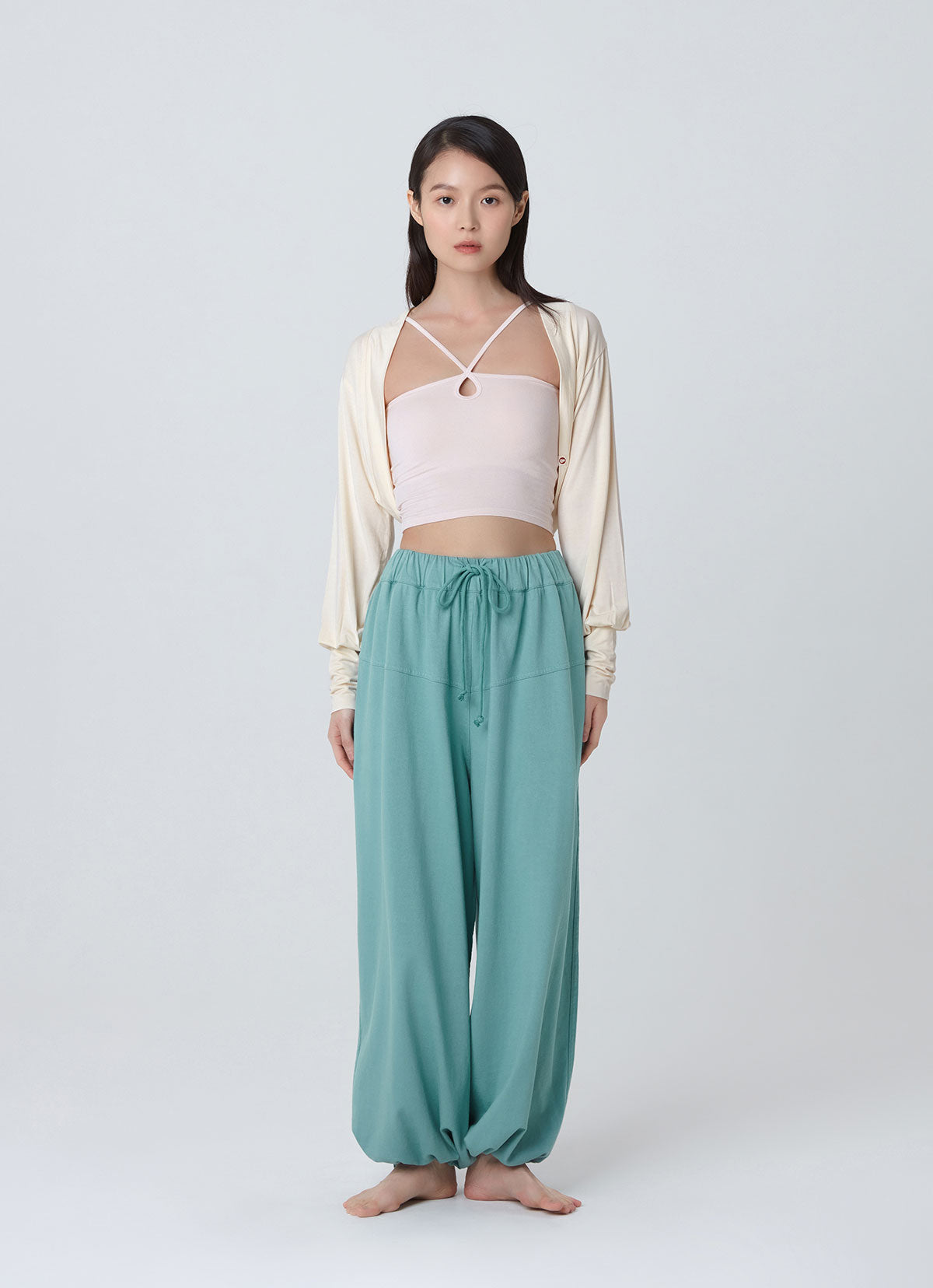 Horizon wide pants_Dusty Turquoise