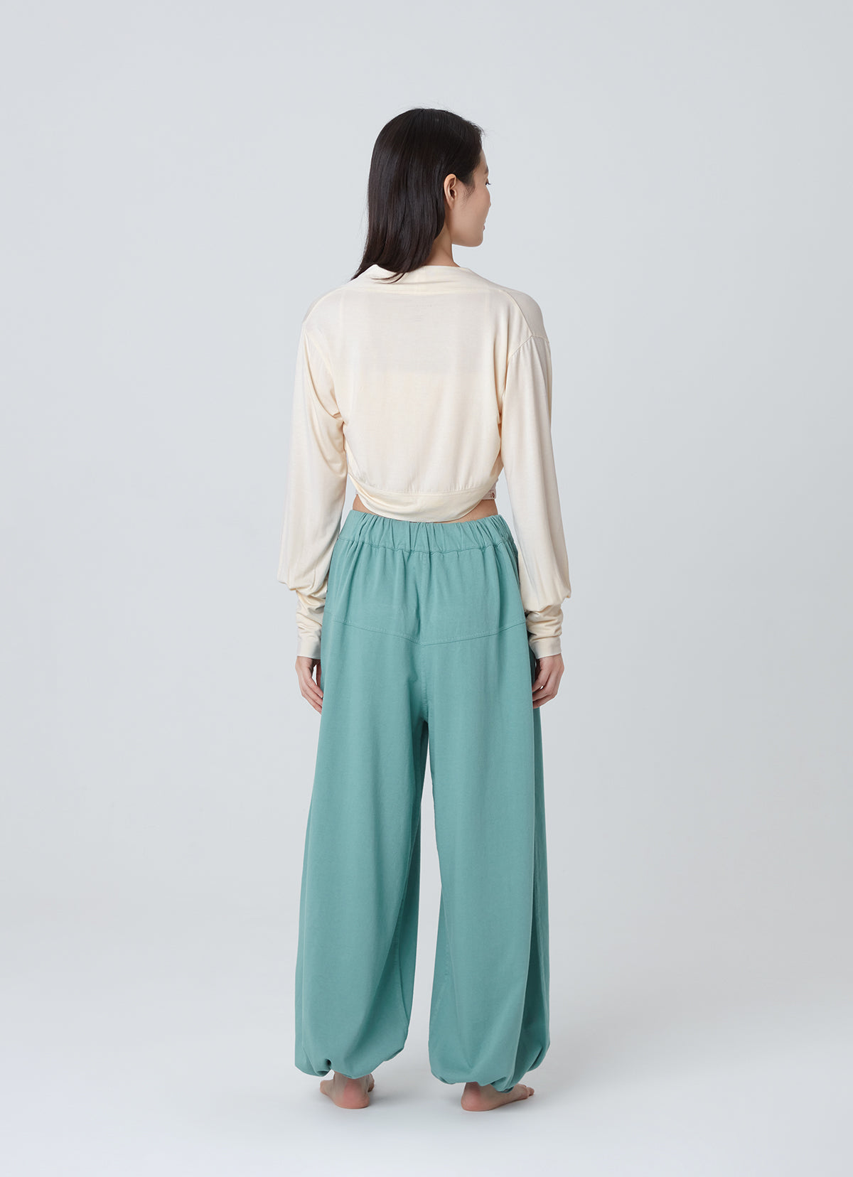 Horizon wide pants_Dusty Turquoise