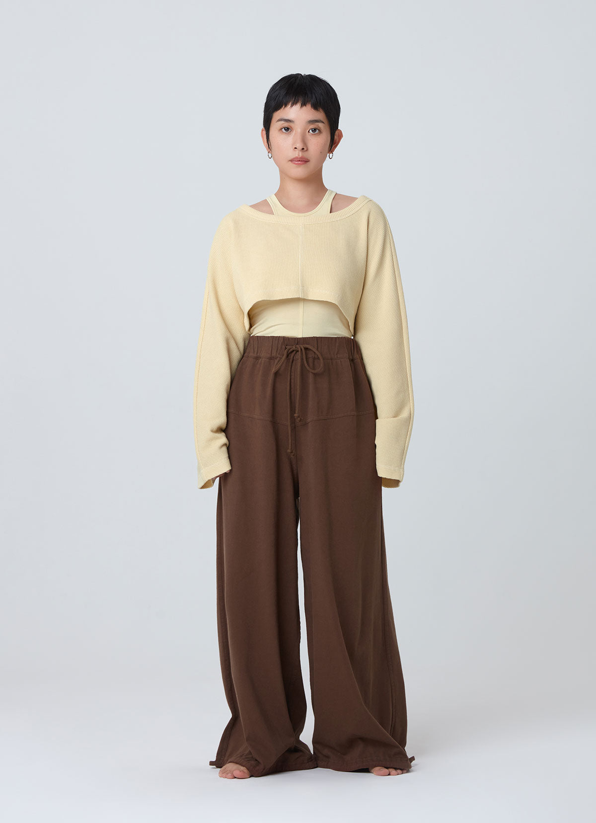 Horizon wide pants_Fondue Fudge