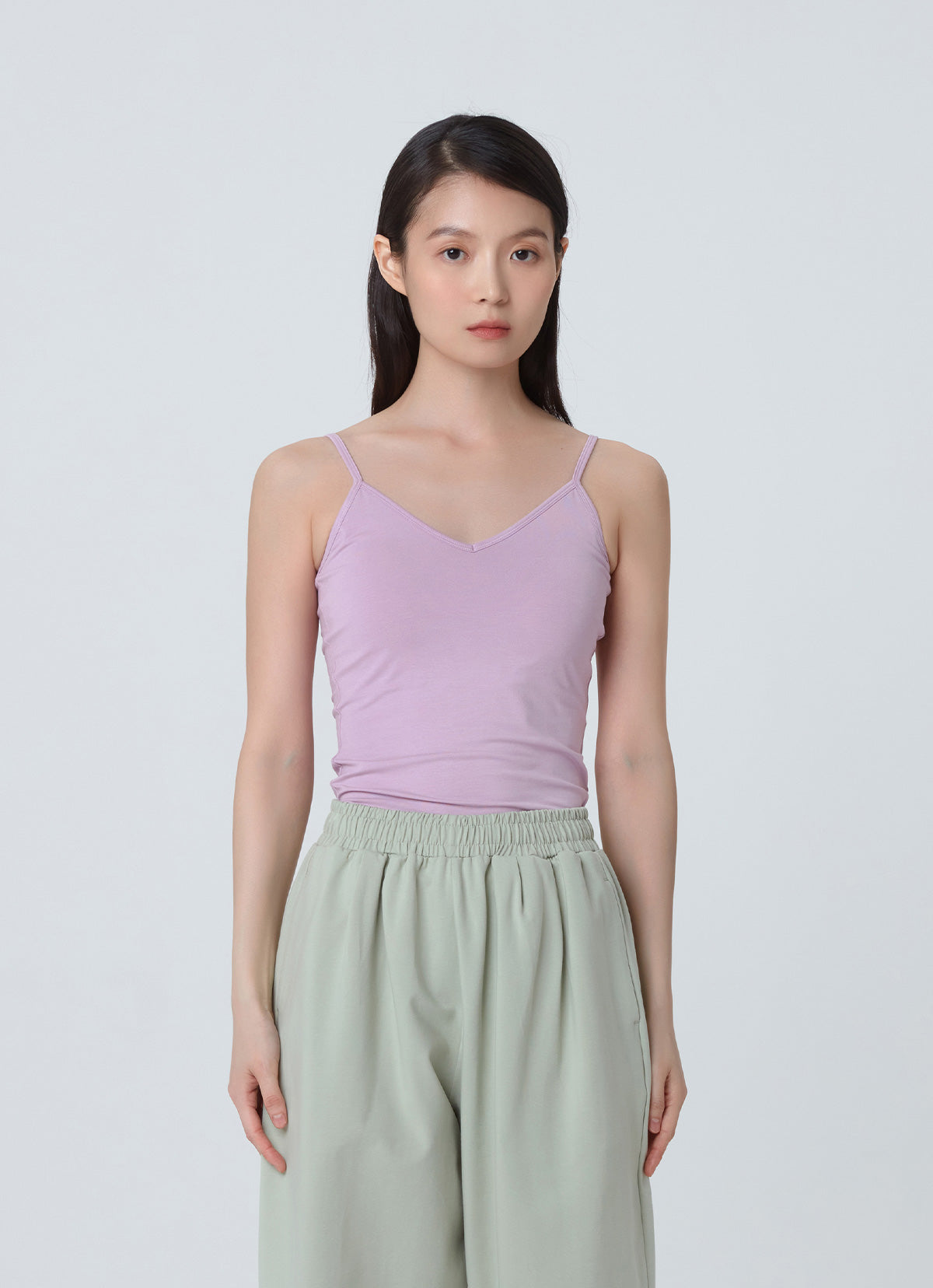 Easy tank top_Dawn Pink